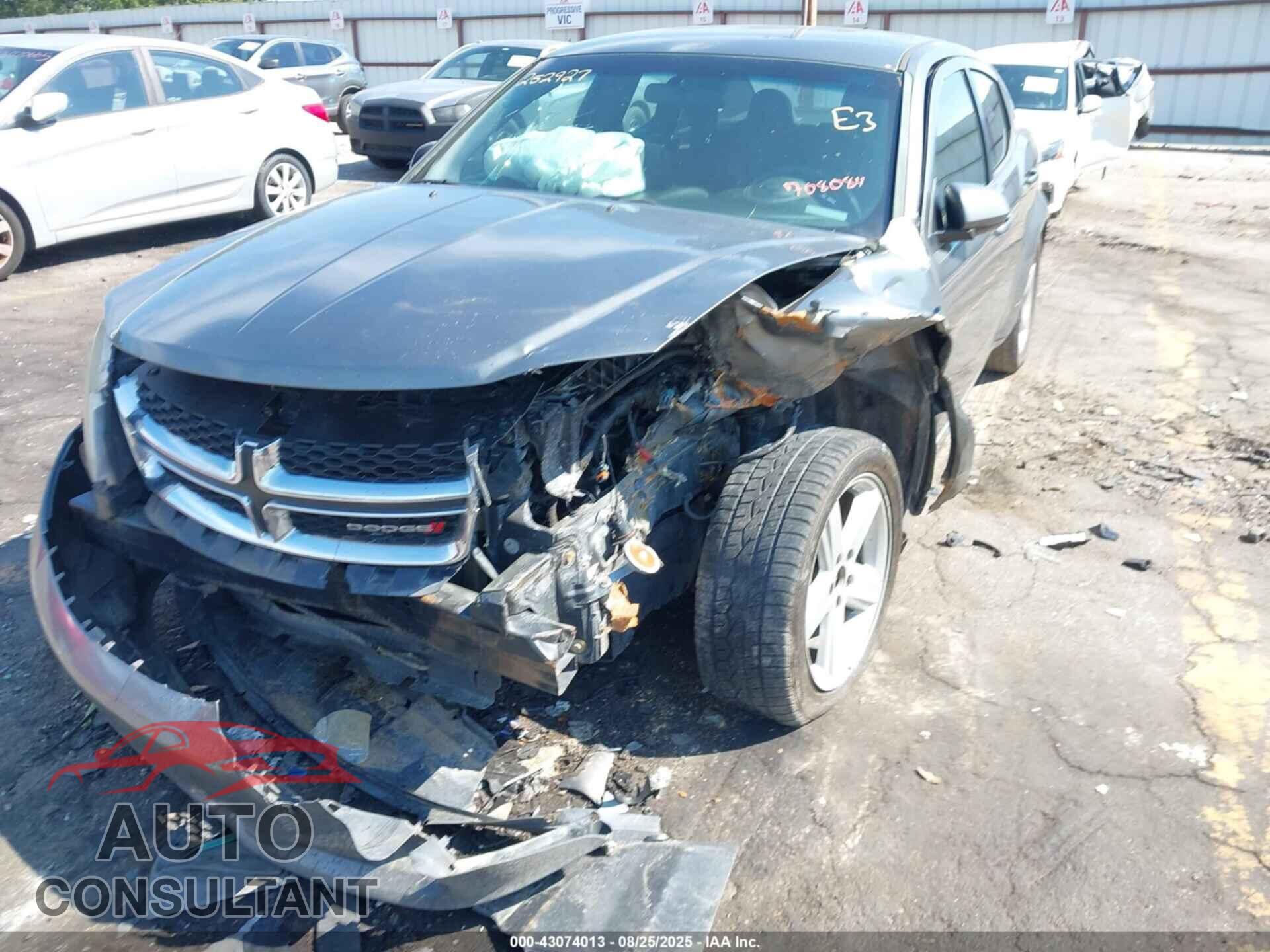 DODGE AVENGER 2013 - 1C3CDZCB9DN708084