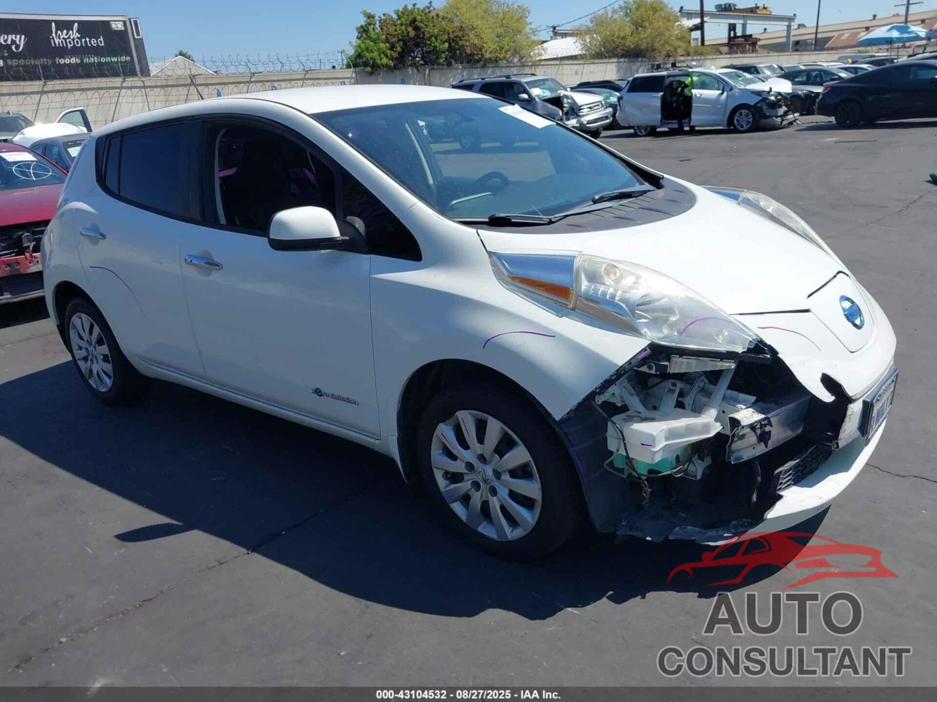 NISSAN LEAF 2016 - 1N4AZ0CP1GC302267