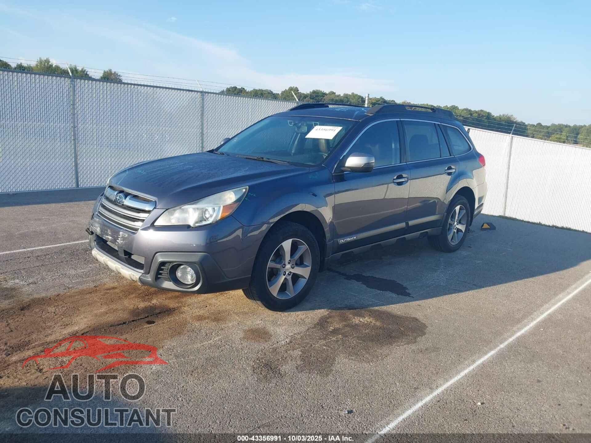 SUBARU OUTBACK 2014 - 4S4BRBPC4E3281344