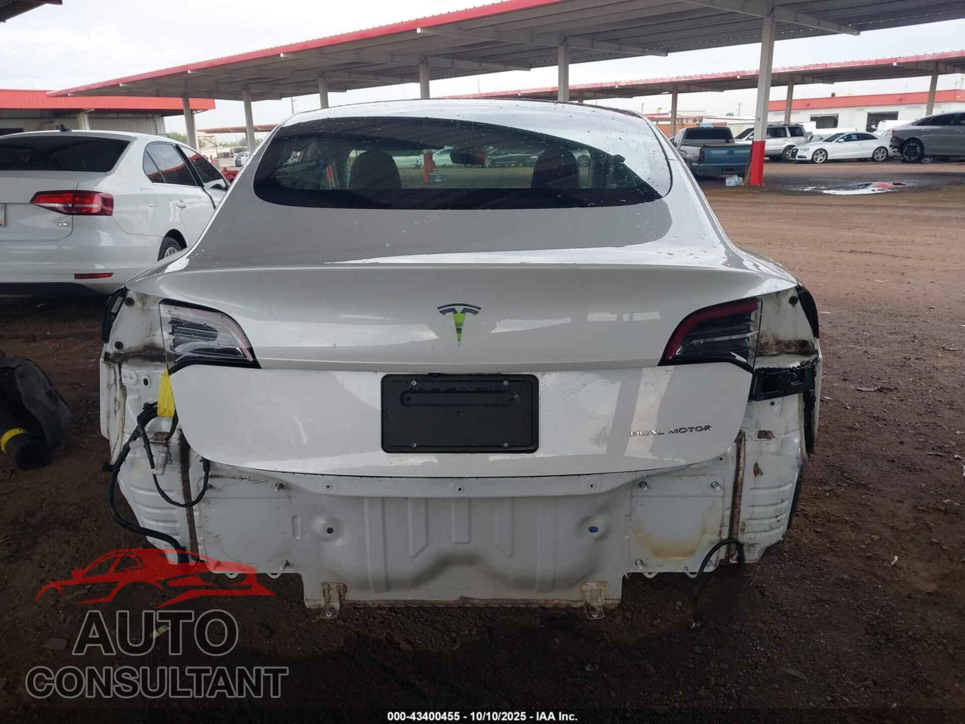 TESLA MODEL 3 2019 - 5YJ3E1EB7KF493405