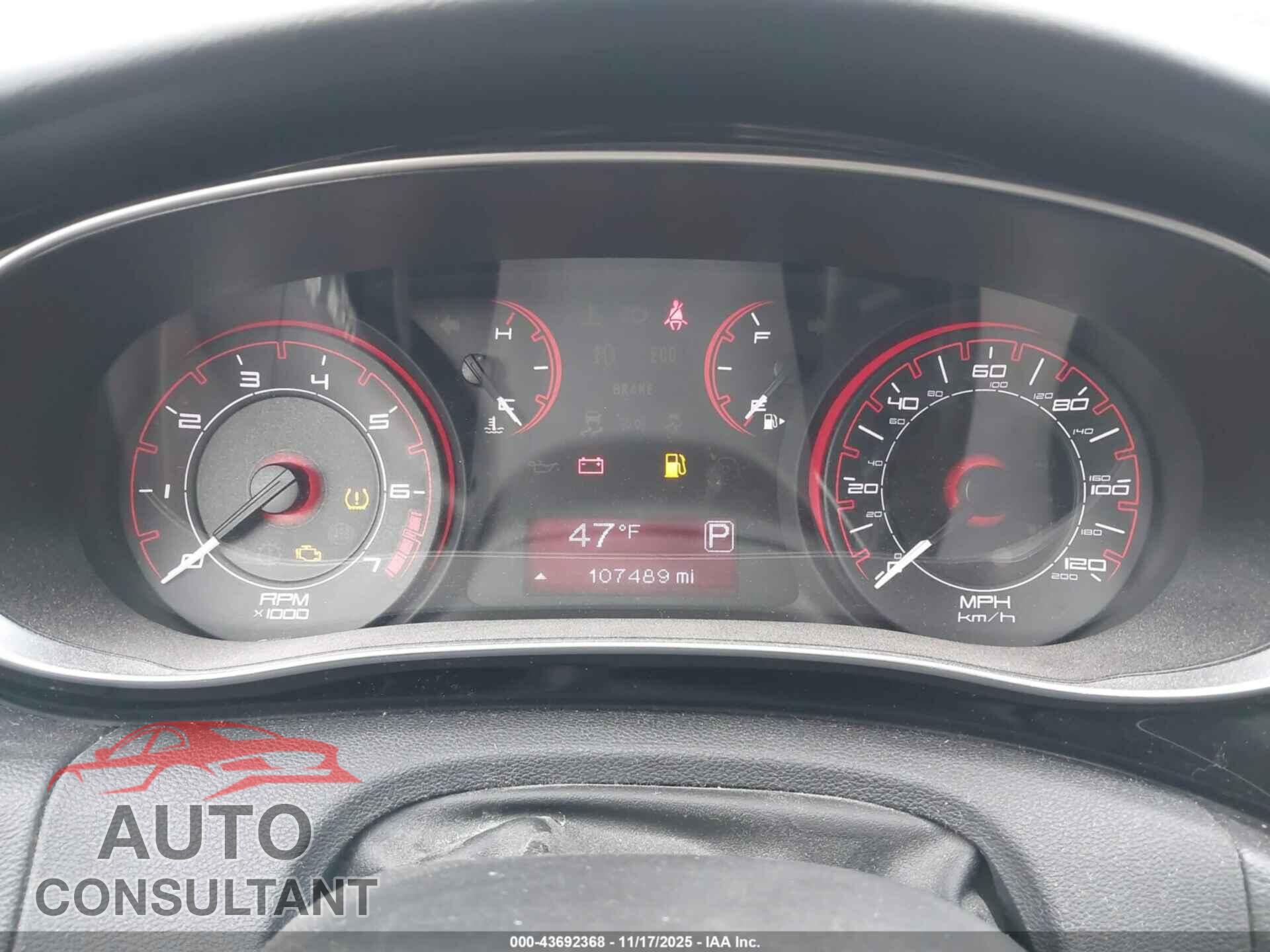DODGE DART 2013 - 1C3CDFBA8DD295037