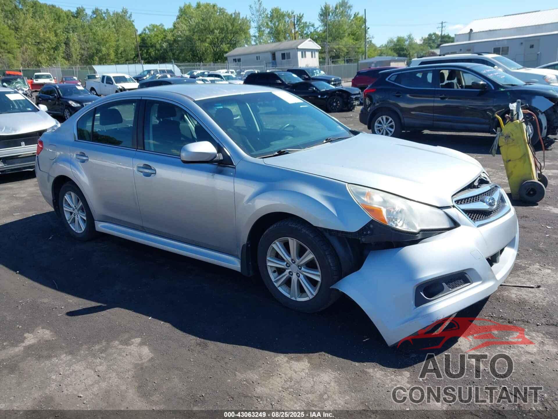 SUBARU LEGACY 2012 - 4S3BMBA68C3015795