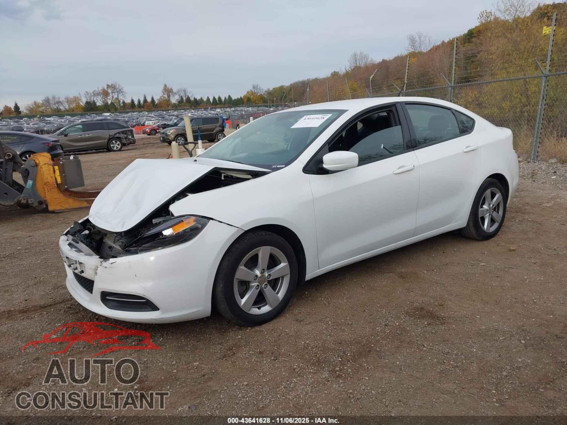 DODGE DART 2015 - 1C3CDFBB7FD186967