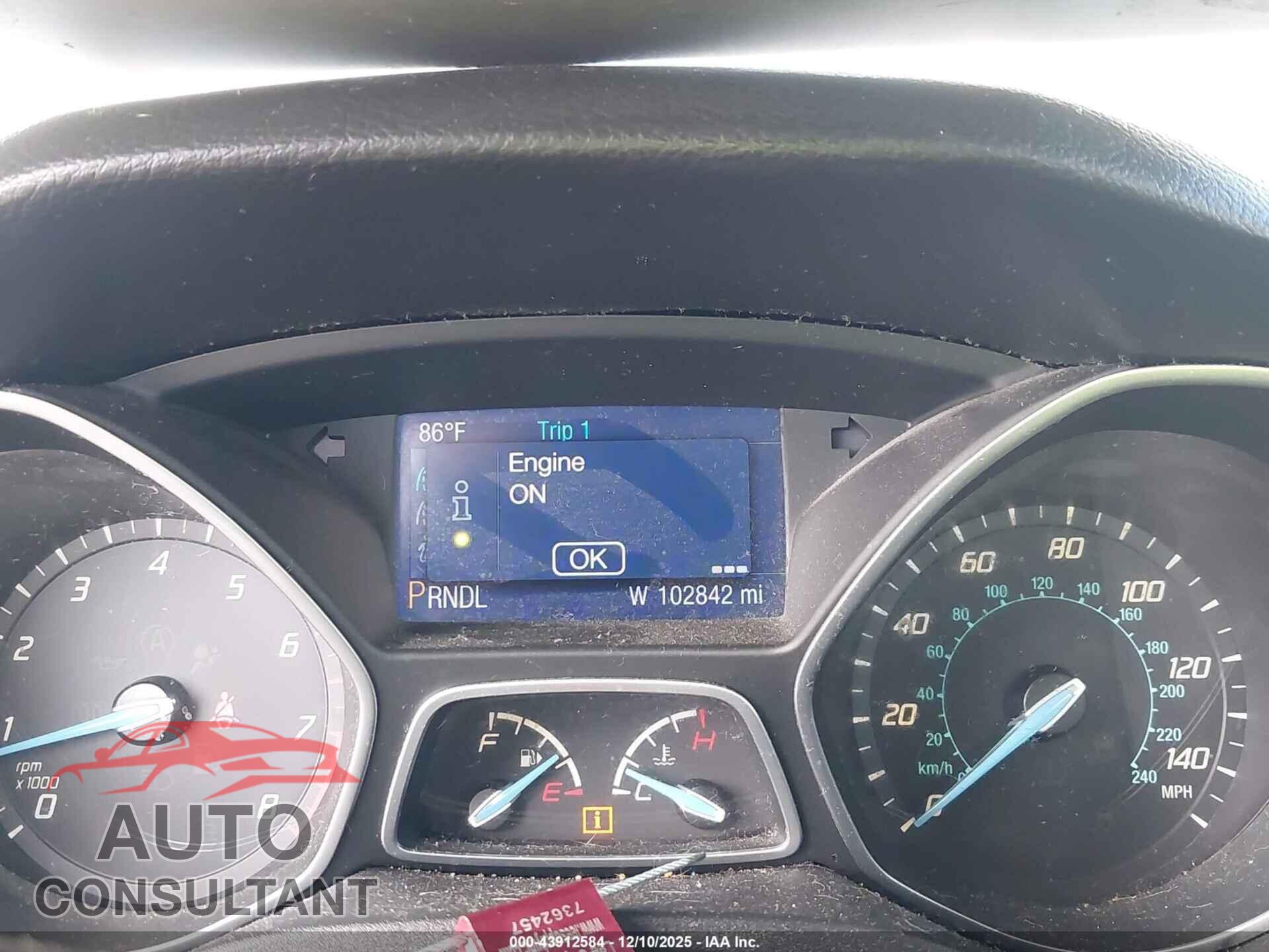 FORD FOCUS 2014 - 1FADP3F26EL219953