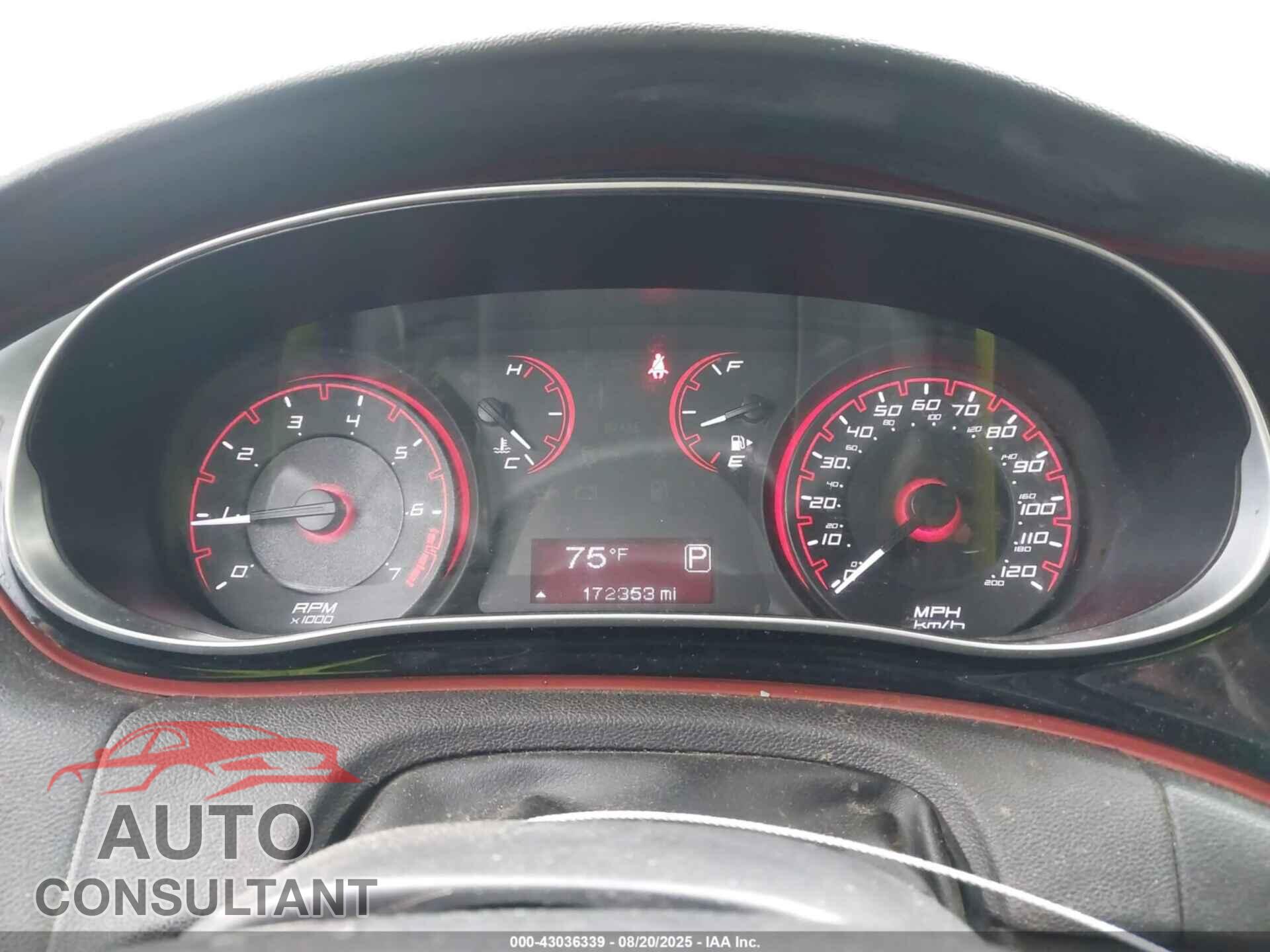DODGE DART 2014 - 1C3CDFBB6ED745391