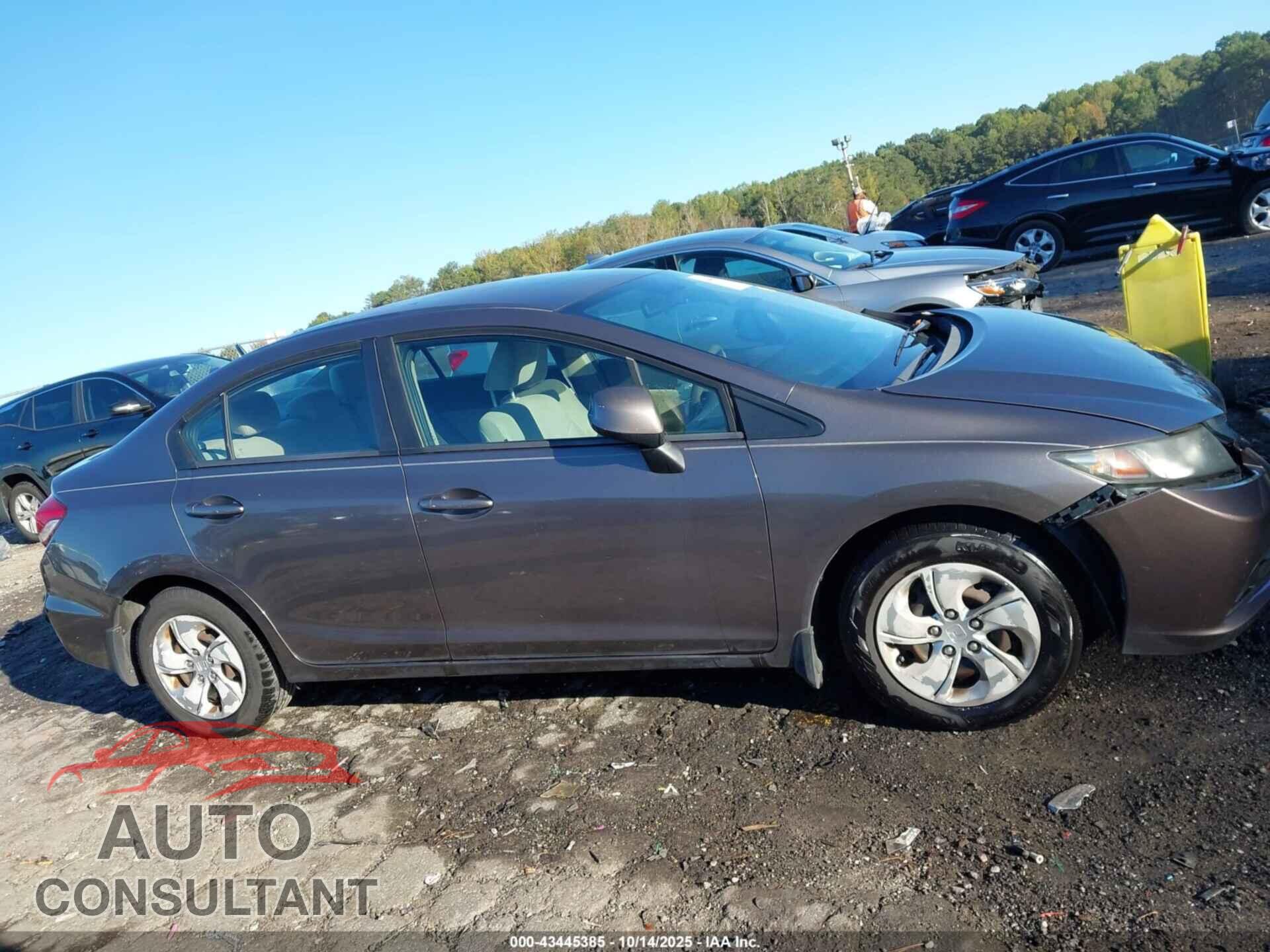 HONDA CIVIC 2013 - 19XFB2F55DE019756
