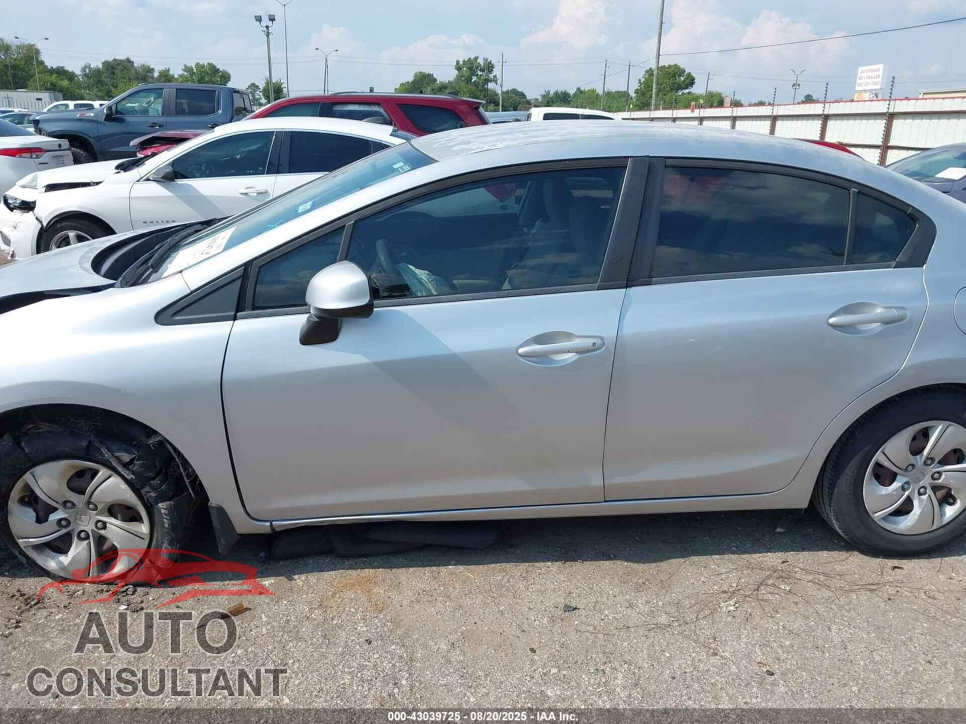 HONDA CIVIC 2013 - 2HGFB2F5XDH579441