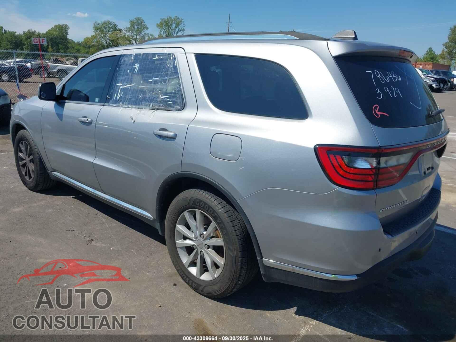 DODGE DURANGO 2015 - 1C4RDHAG1FC786436