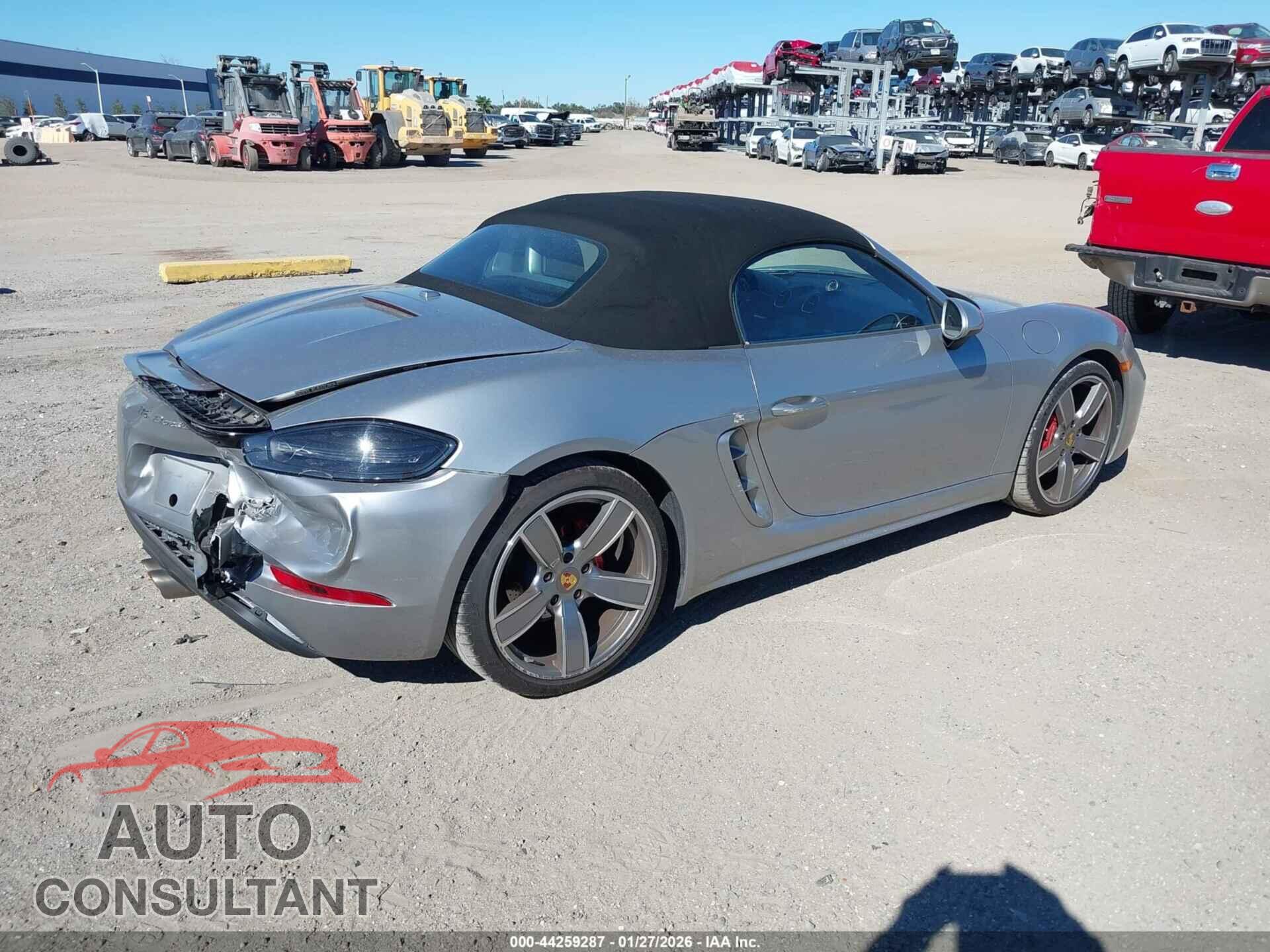 PORSCHE 718 BOXSTER 2018 - WP0CB2A85JS228301