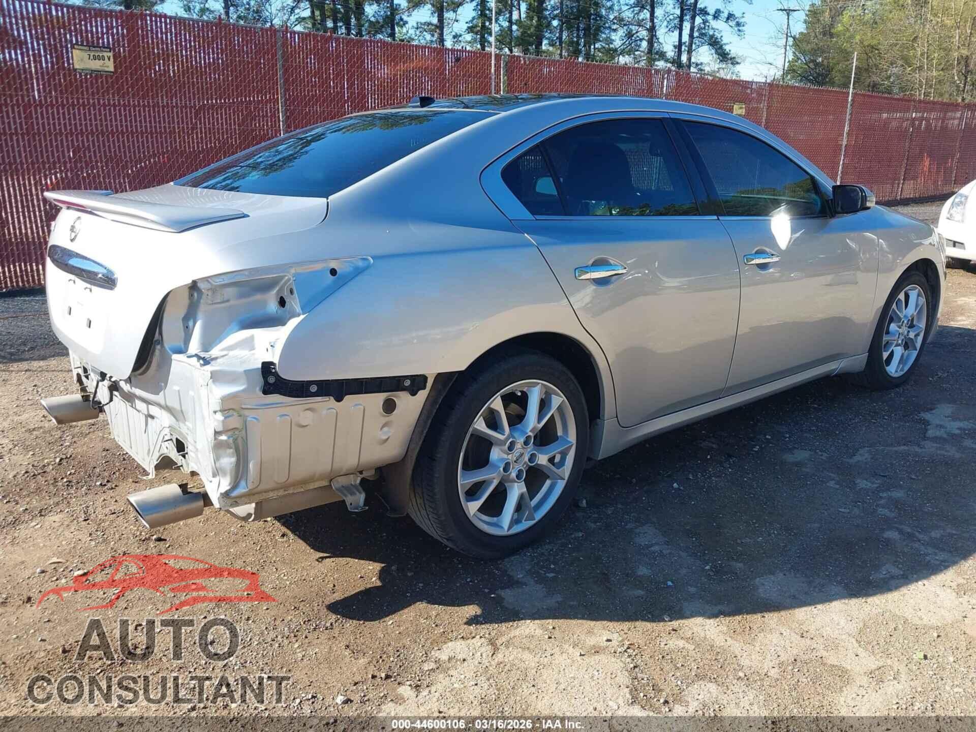 NISSAN MAXIMA 2013 - 1N4AA5AP9DC809727