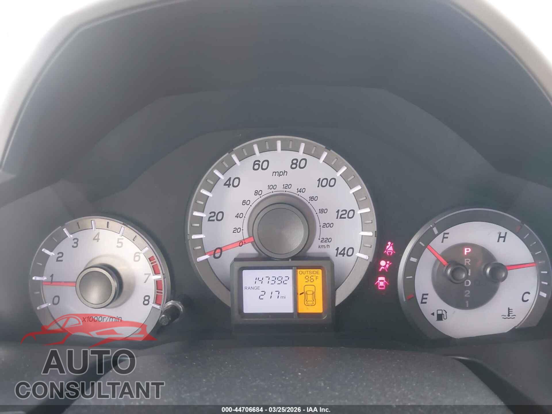 HONDA PILOT 2013 - 5FNYF3H55DB042139