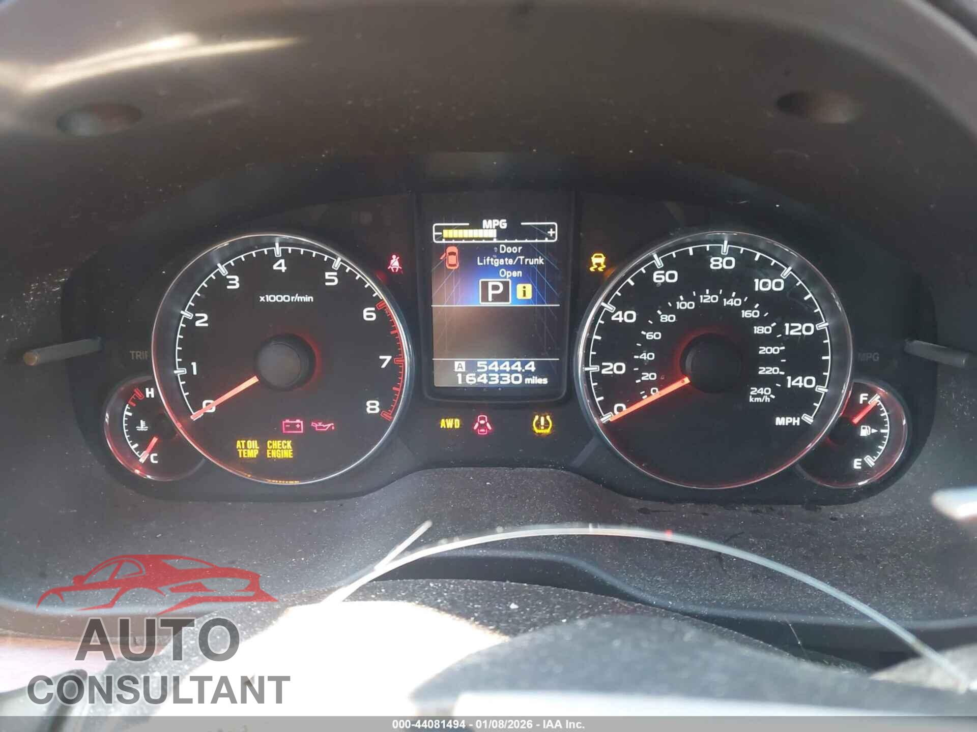SUBARU OUTBACK 2014 - 4S4BRBLC4E3266915