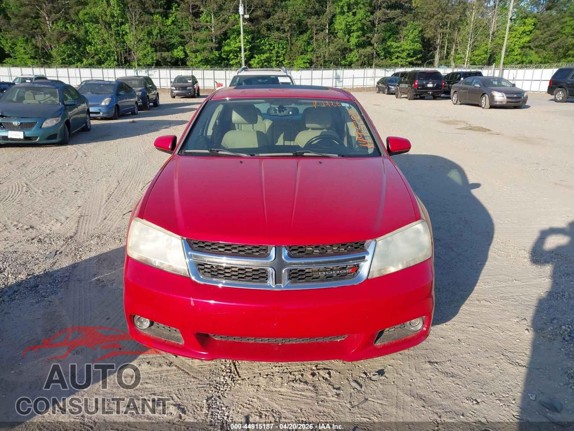 DODGE AVENGER 2011 - 1B3BD2FG8BN554097