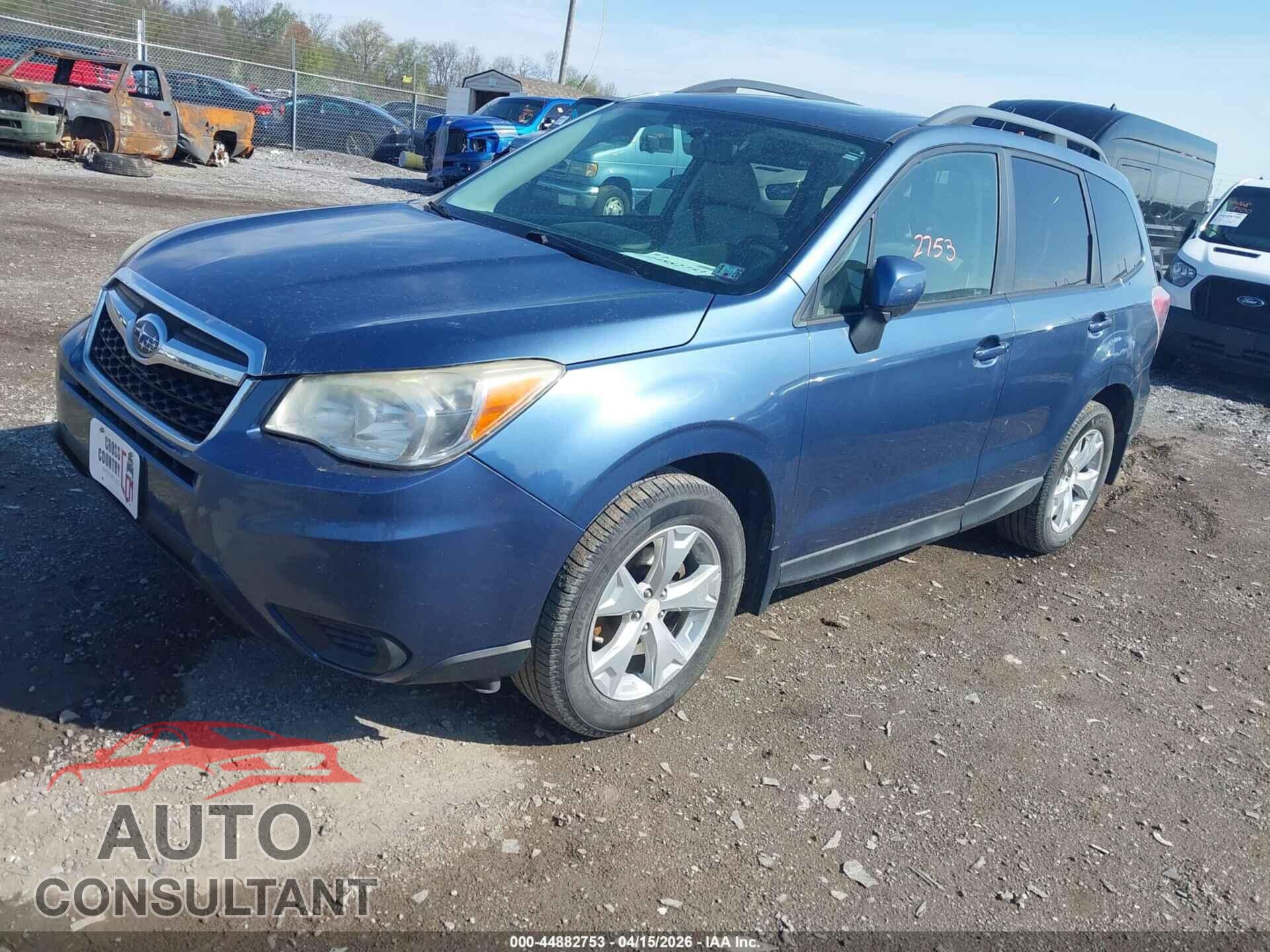 SUBARU FORESTER 2014 - JF2SJAGC8EH452848