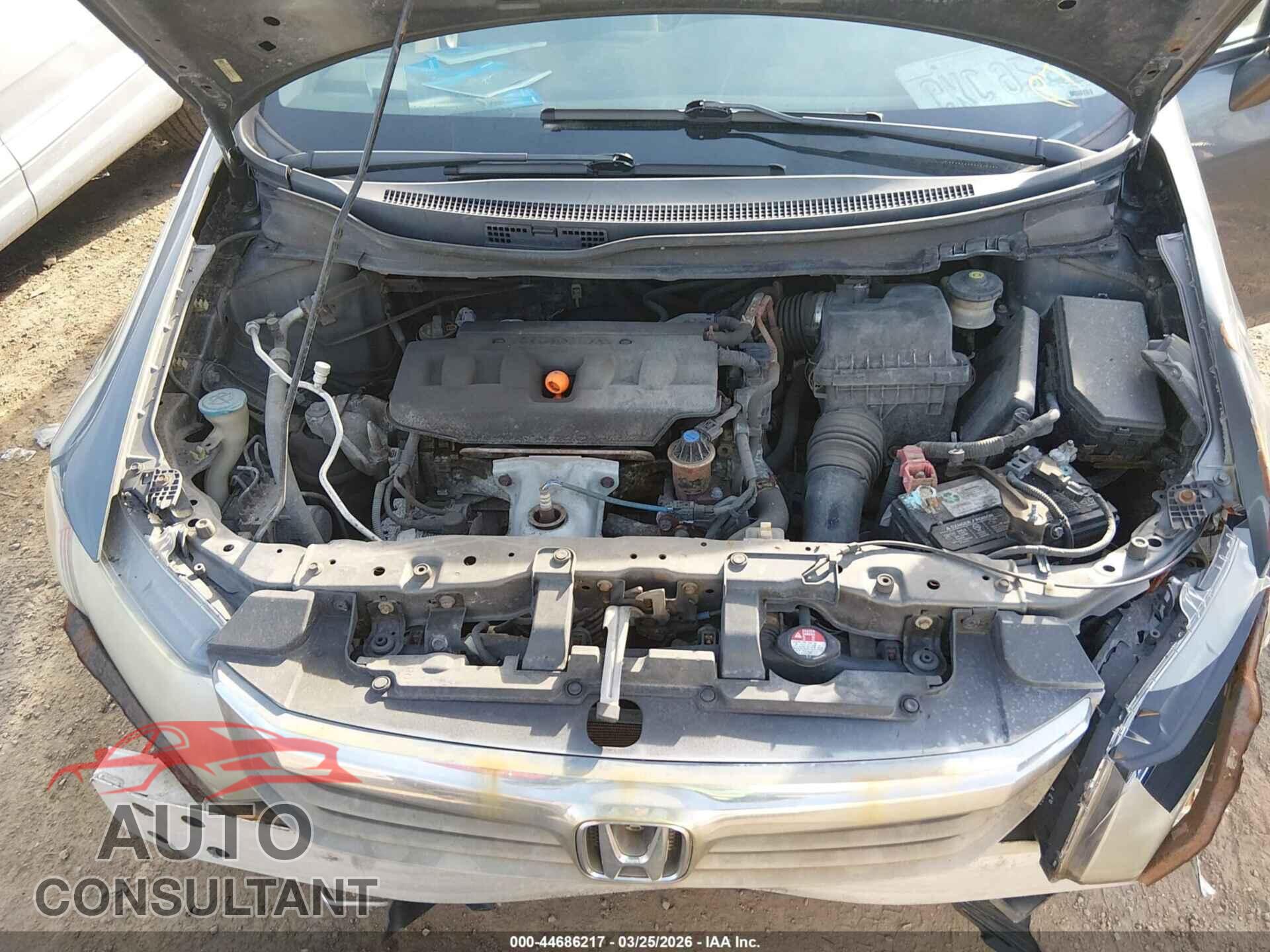 HONDA CIVIC 2012 - 19XFB2F55CE016175