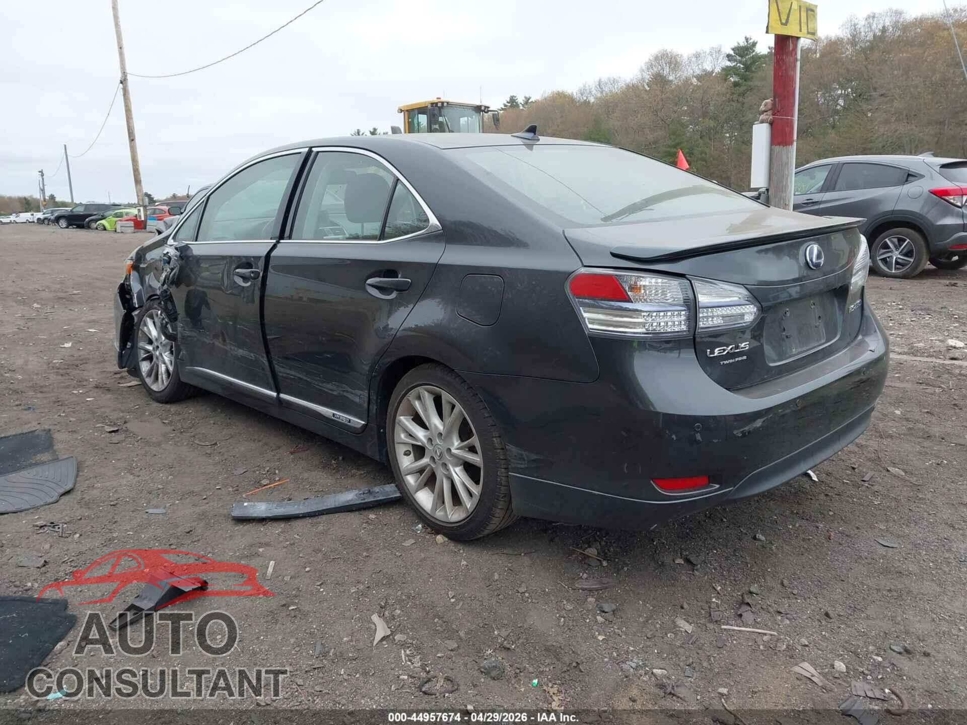 LEXUS HS 250H 2010 - JTHBB1BA2A2014386