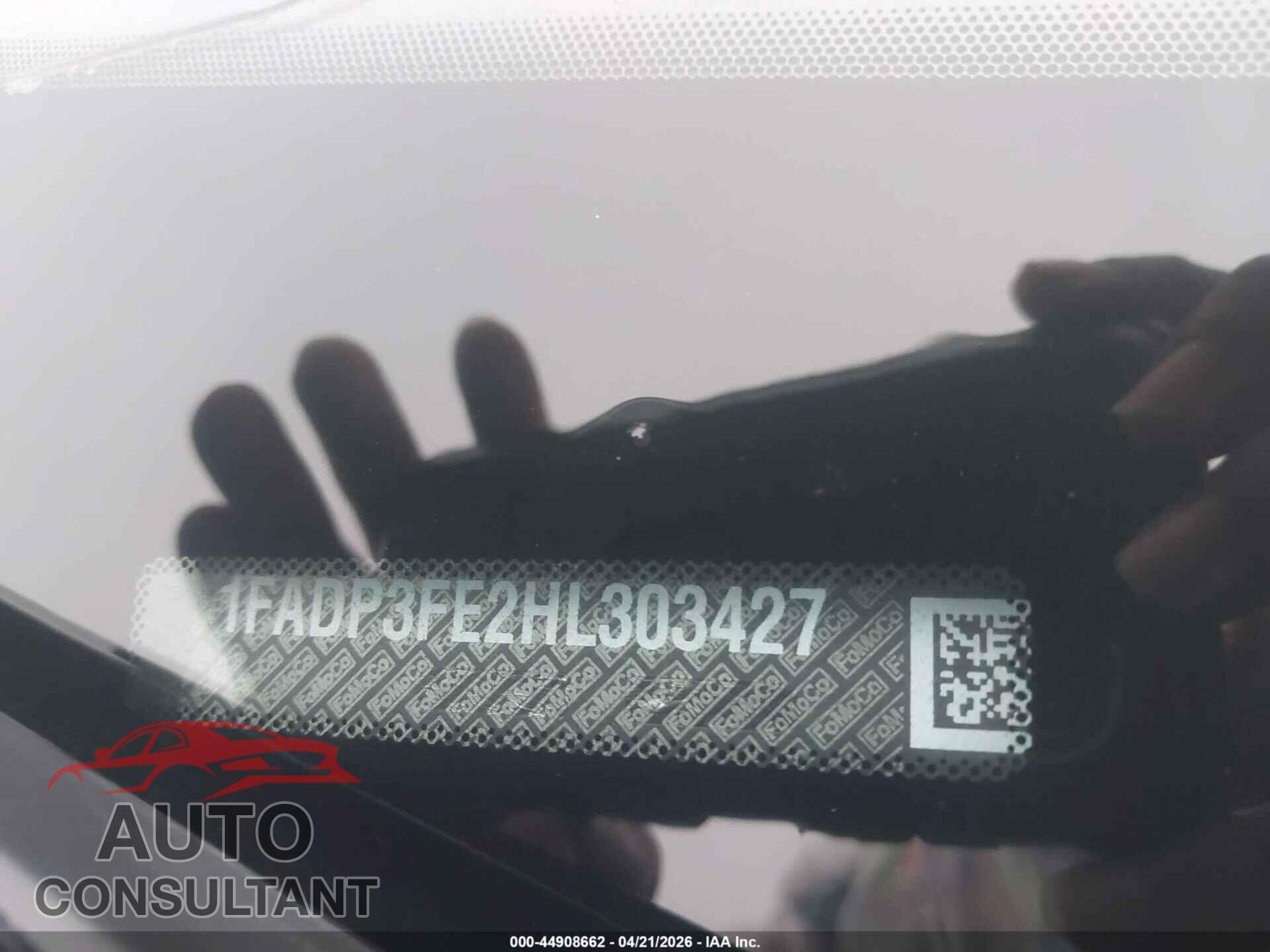 FORD FOCUS 2017 - 1FADP3FE2HL303427
