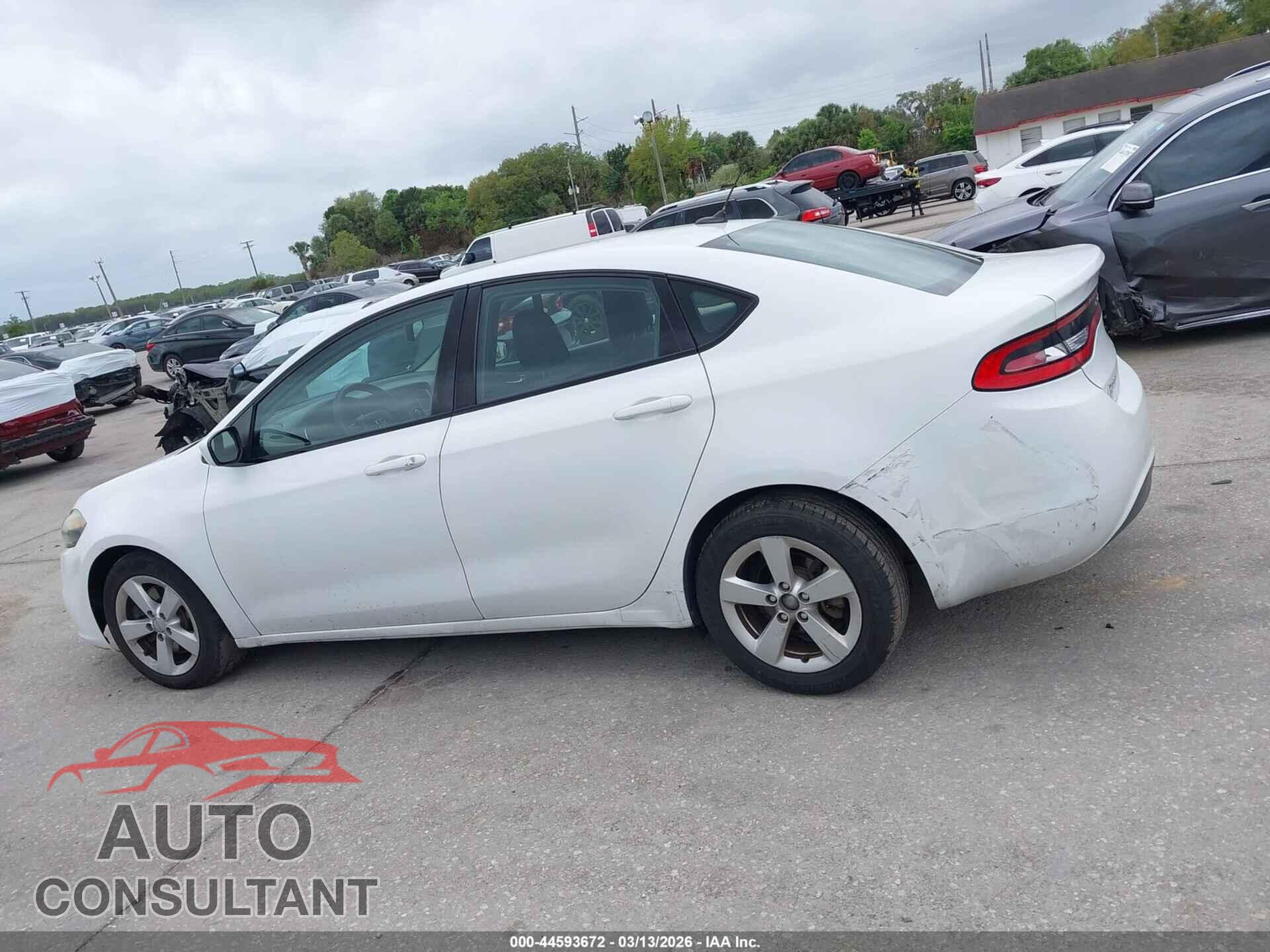 DODGE DART 2015 - 1C3CDFBBXFD251732