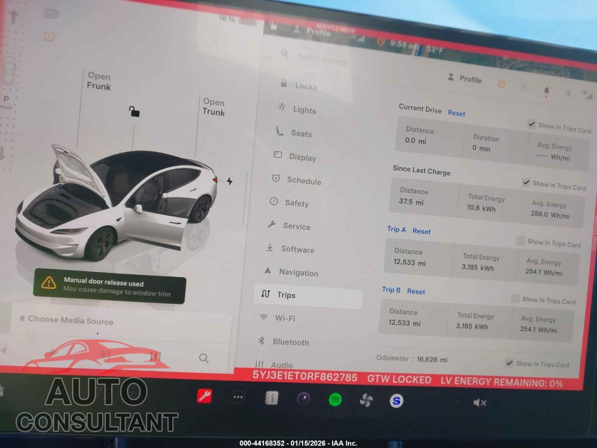 TESLA MODEL 3 2024 - 5YJ3E1ET0RF862785