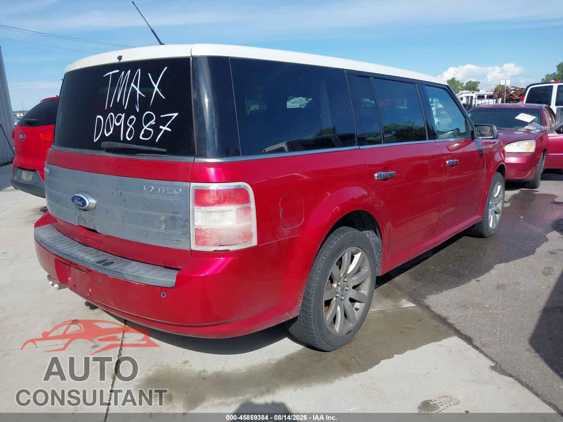 FORD FLEX 2011 - 2FMHK6DC0BBD09887