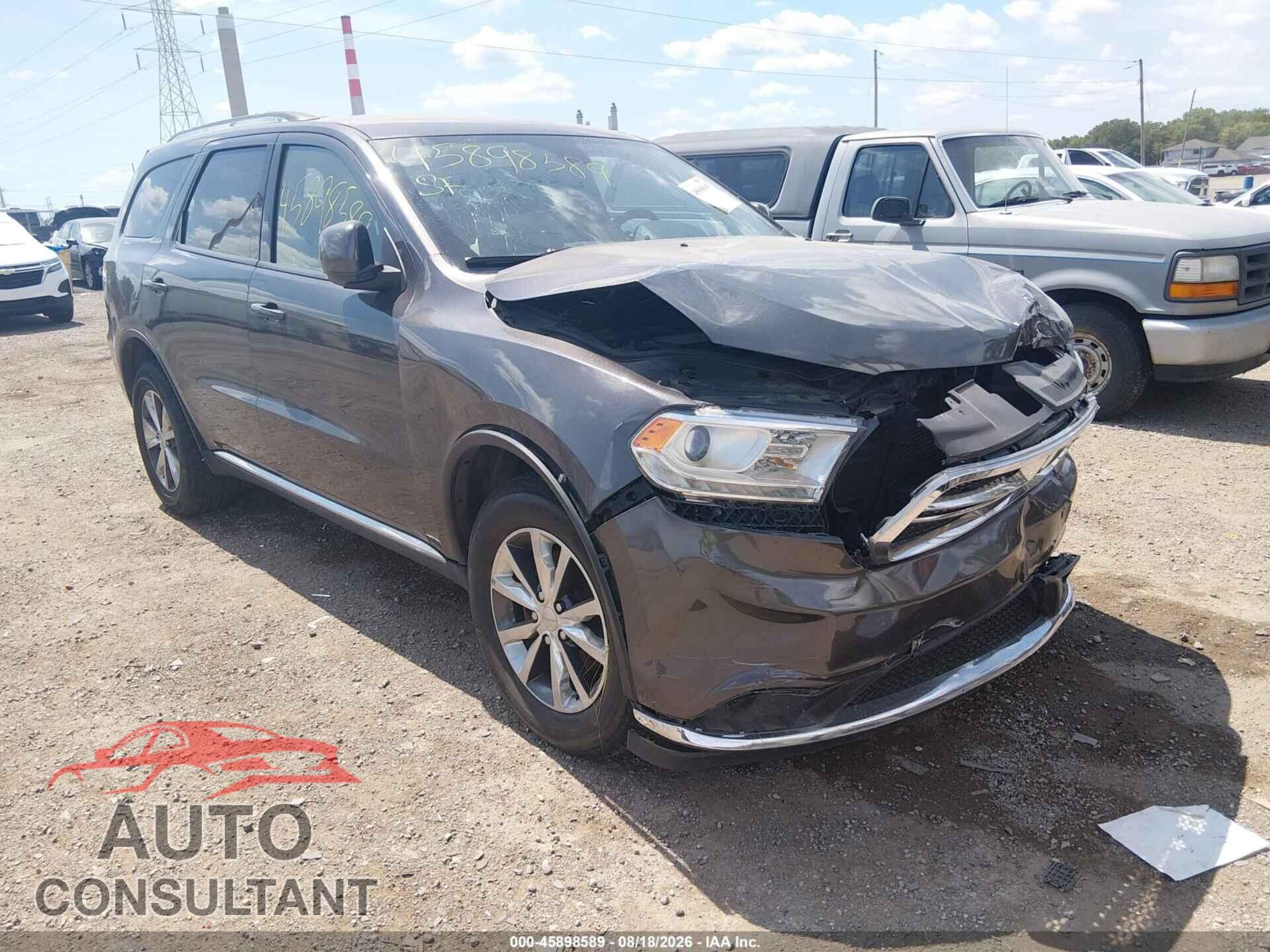 DODGE DURANGO 2016 - 1C4RDJDG3GC460111