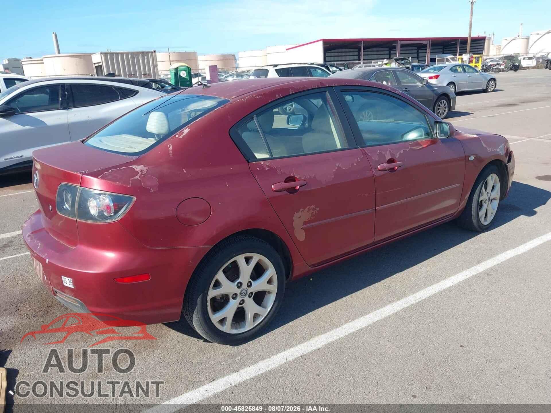 MAZDA MAZDA3 2009 - JM1BK32FX91238080