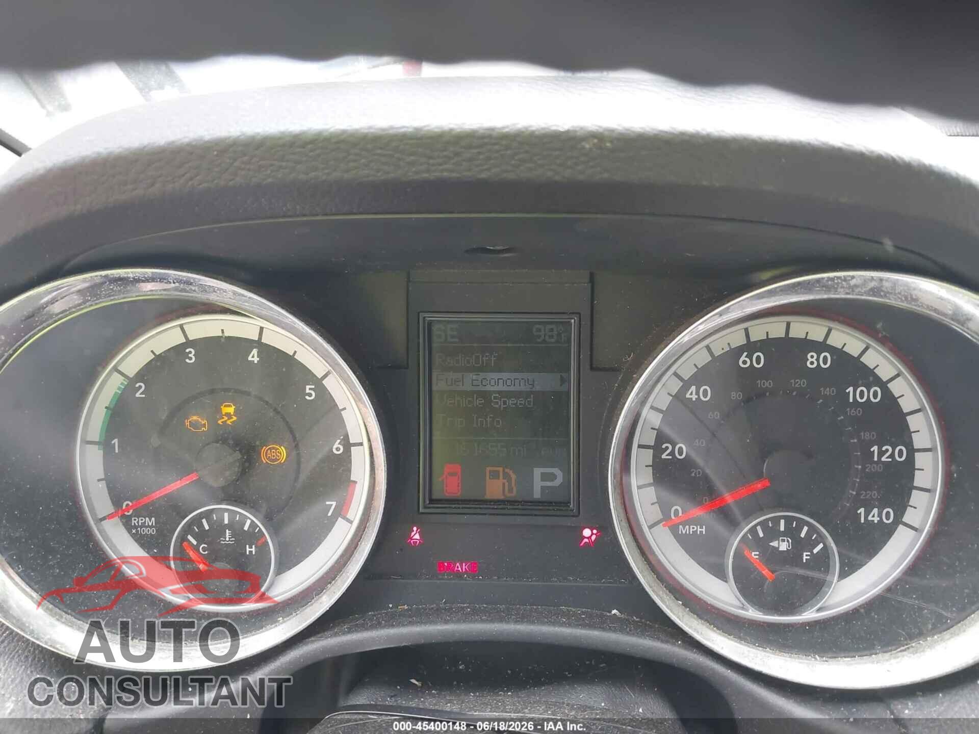 DODGE DURANGO 2012 - 1C4RDHAG6CC180576