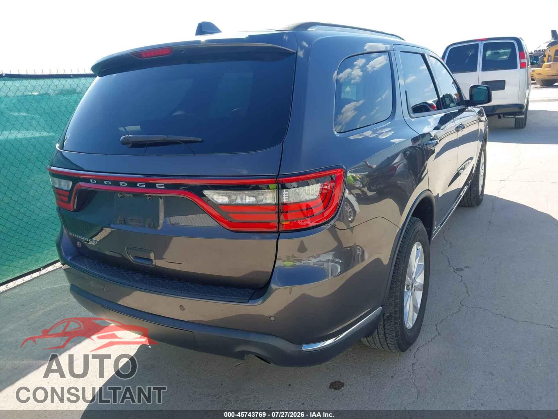 DODGE DURANGO 2019 - 1C4RDJAG7KC844633