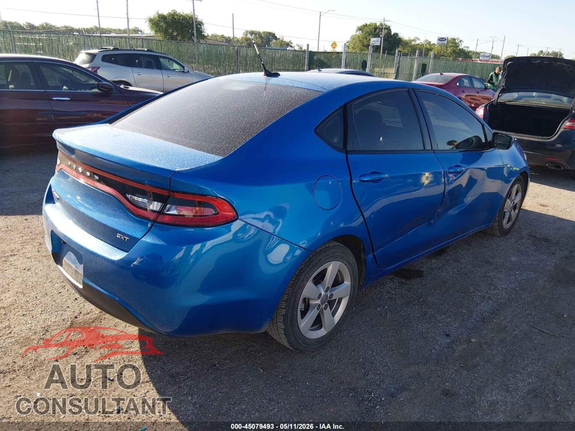 DODGE DART 2015 - 1C3CDFBB7FD320179