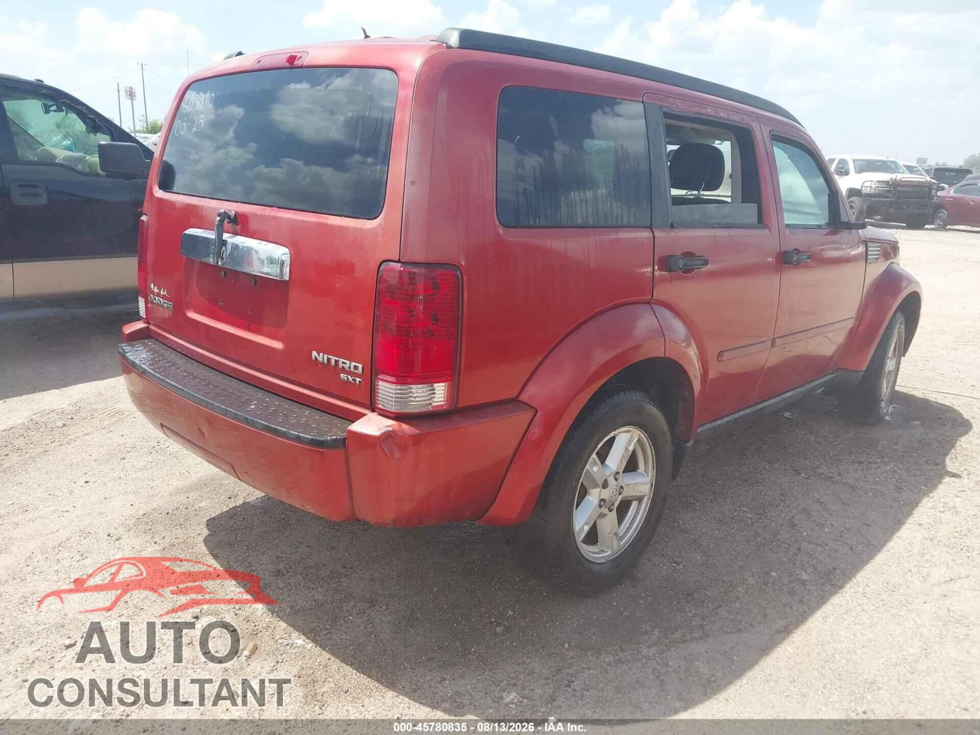 DODGE NITRO 2010 - 1D4PT5GK7AW106702