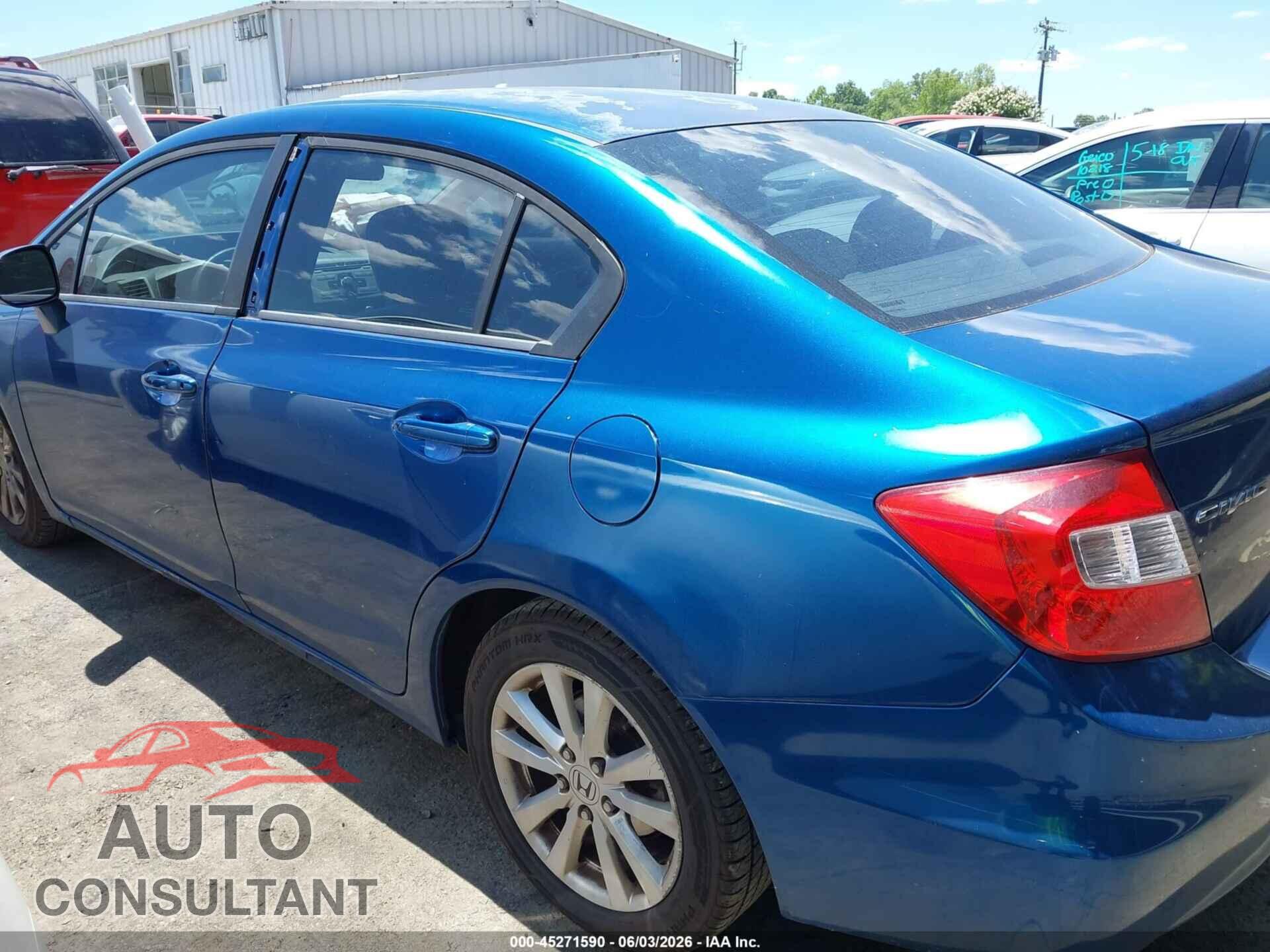 HONDA CIVIC 2012 - 2HGFB2F80CH502232