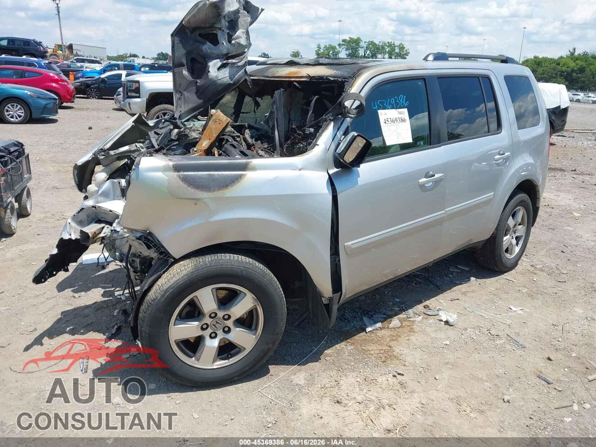 HONDA PILOT 2011 - 5FNYF3H58BB009939