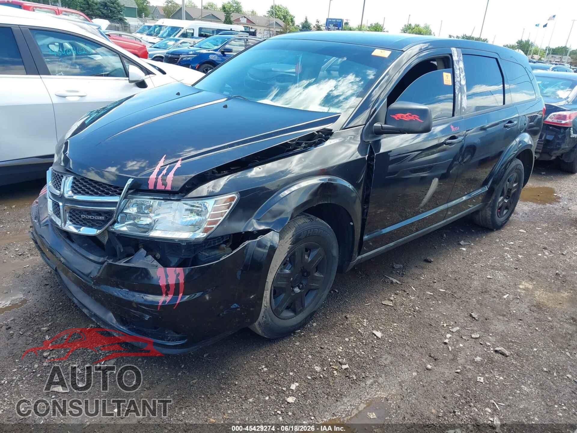 DODGE JOURNEY 2012 - 3C4PDCAB7CT216830