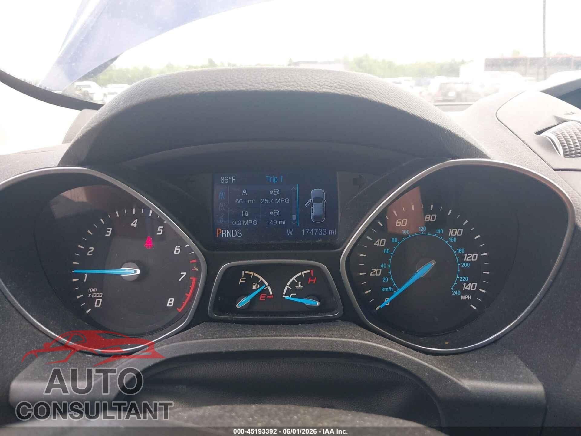 FORD ESCAPE 2014 - 1FMCU0GX4EUB28094