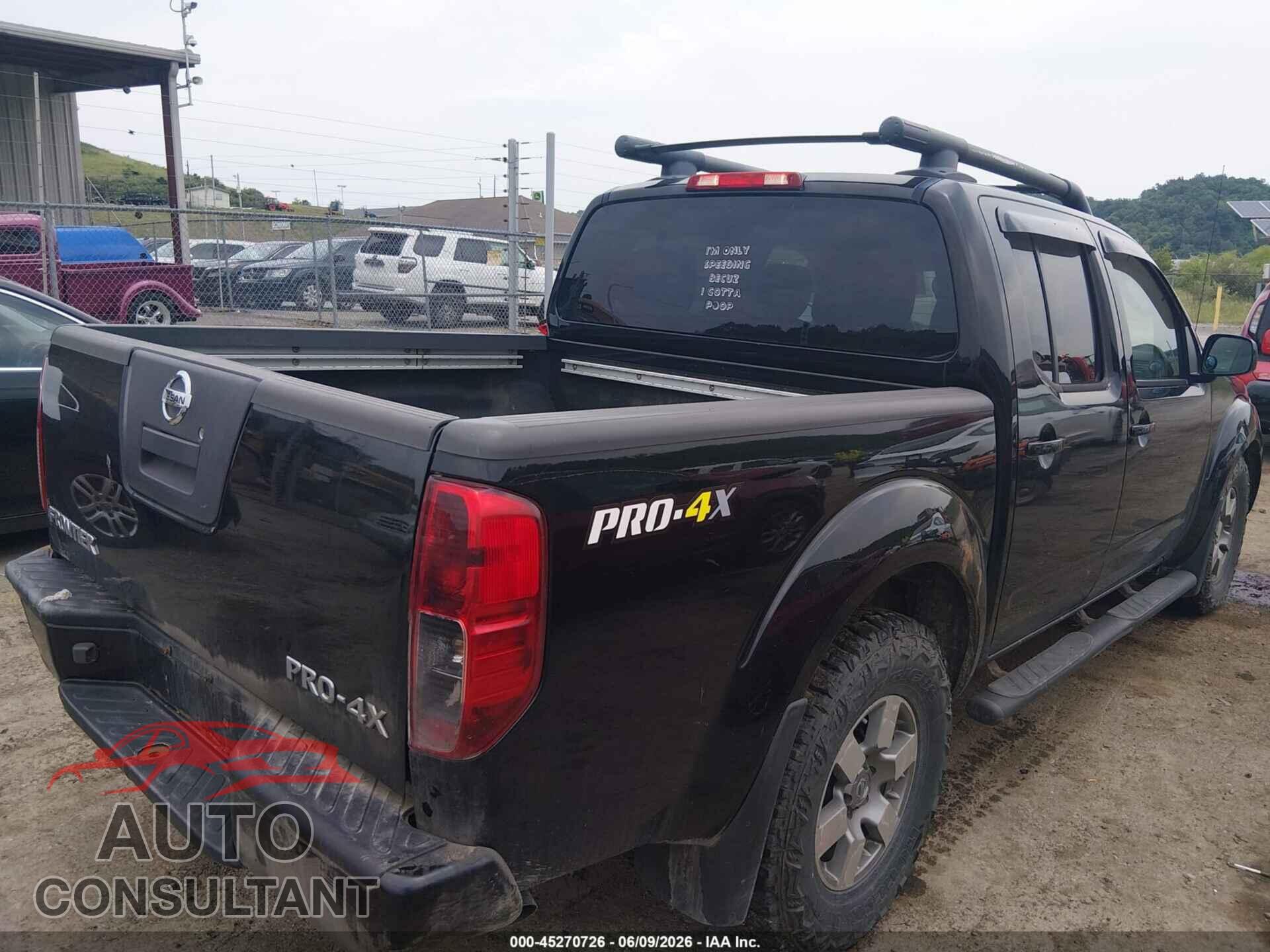 NISSAN FRONTIER 2011 - 1N6AD0EV9BC448488