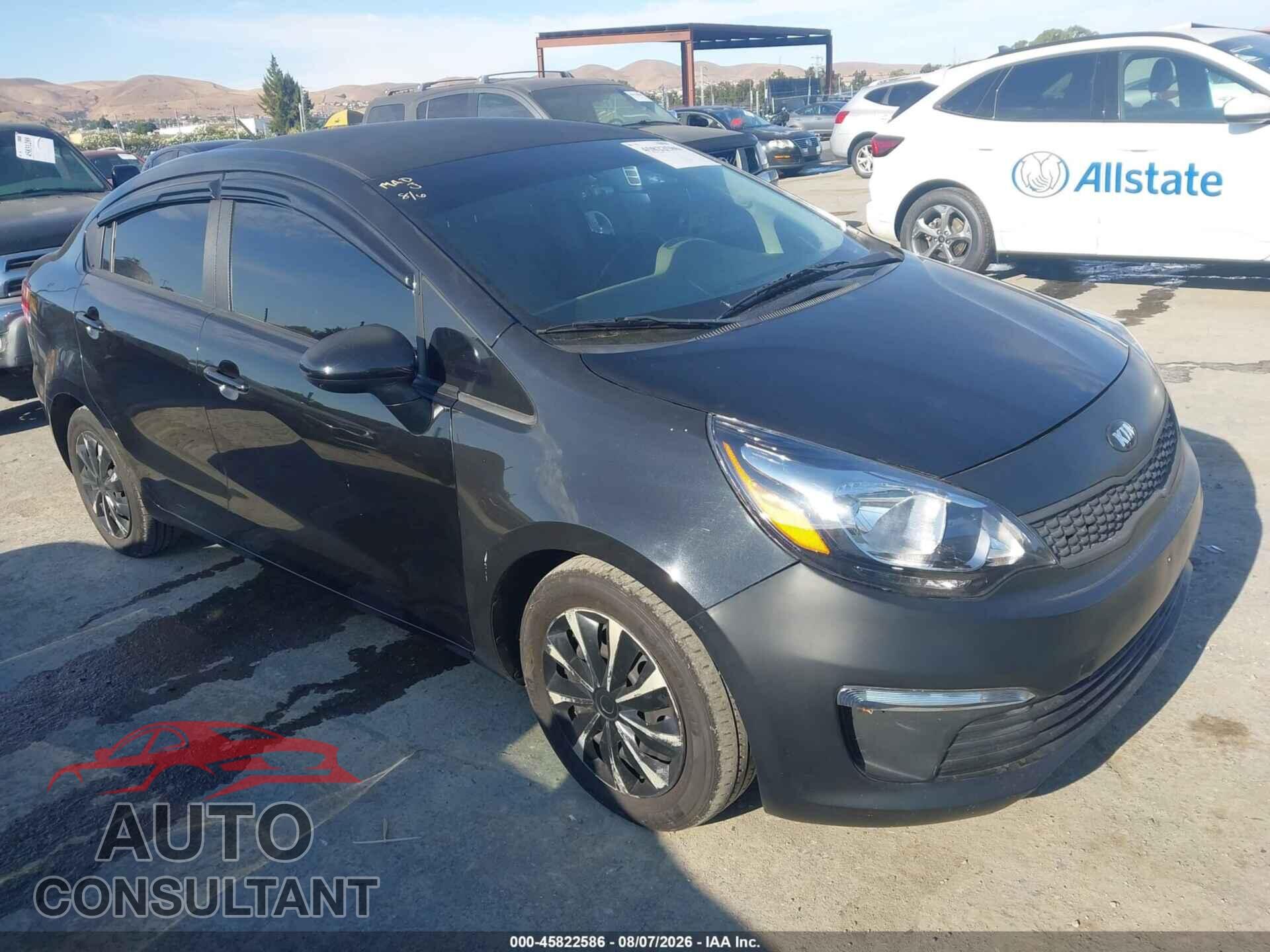 KIA RIO 2016 - KNADN4A33G6678927