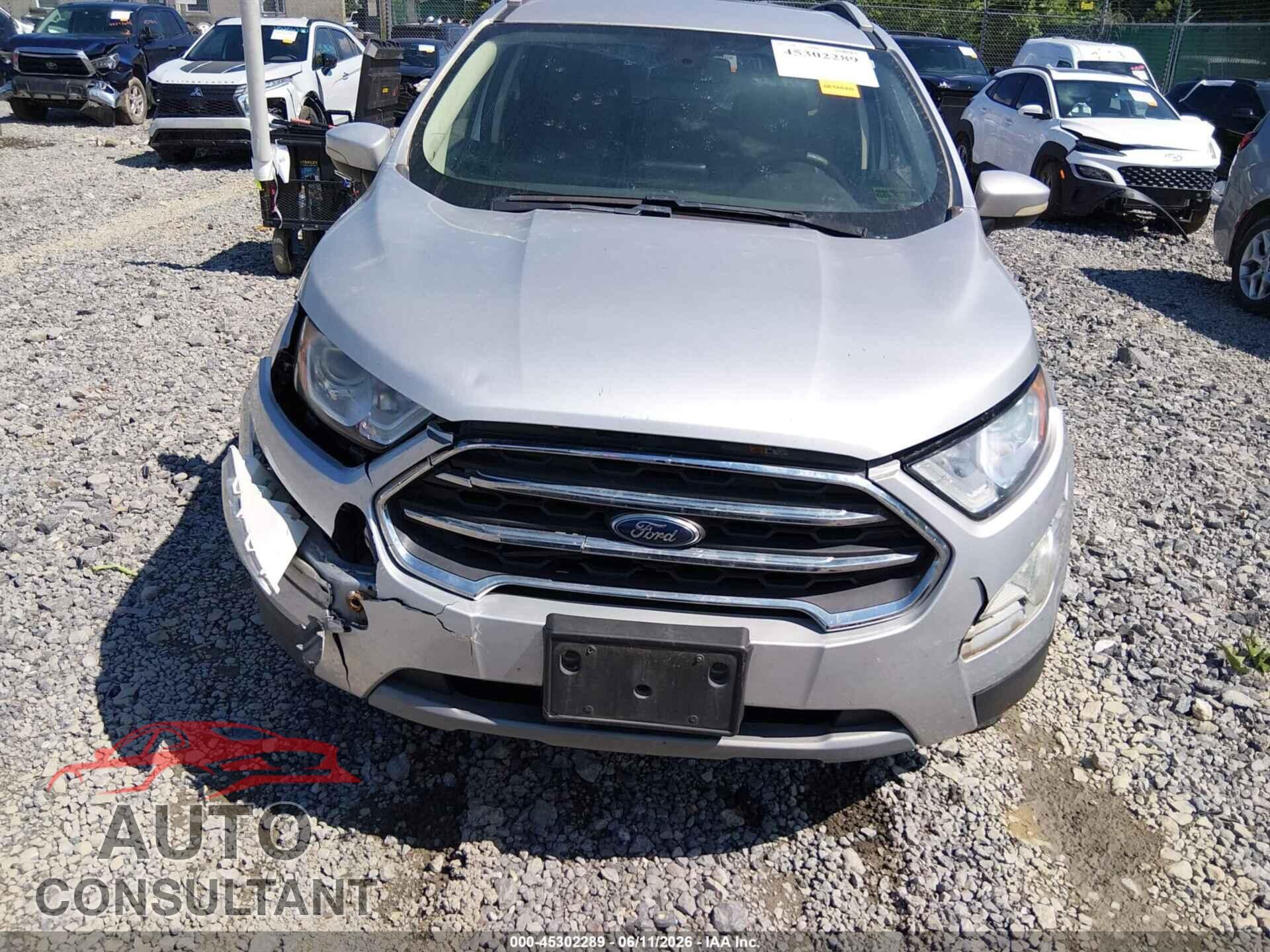 FORD ECOSPORT 2019 - MAJ6S3KL0KC283794