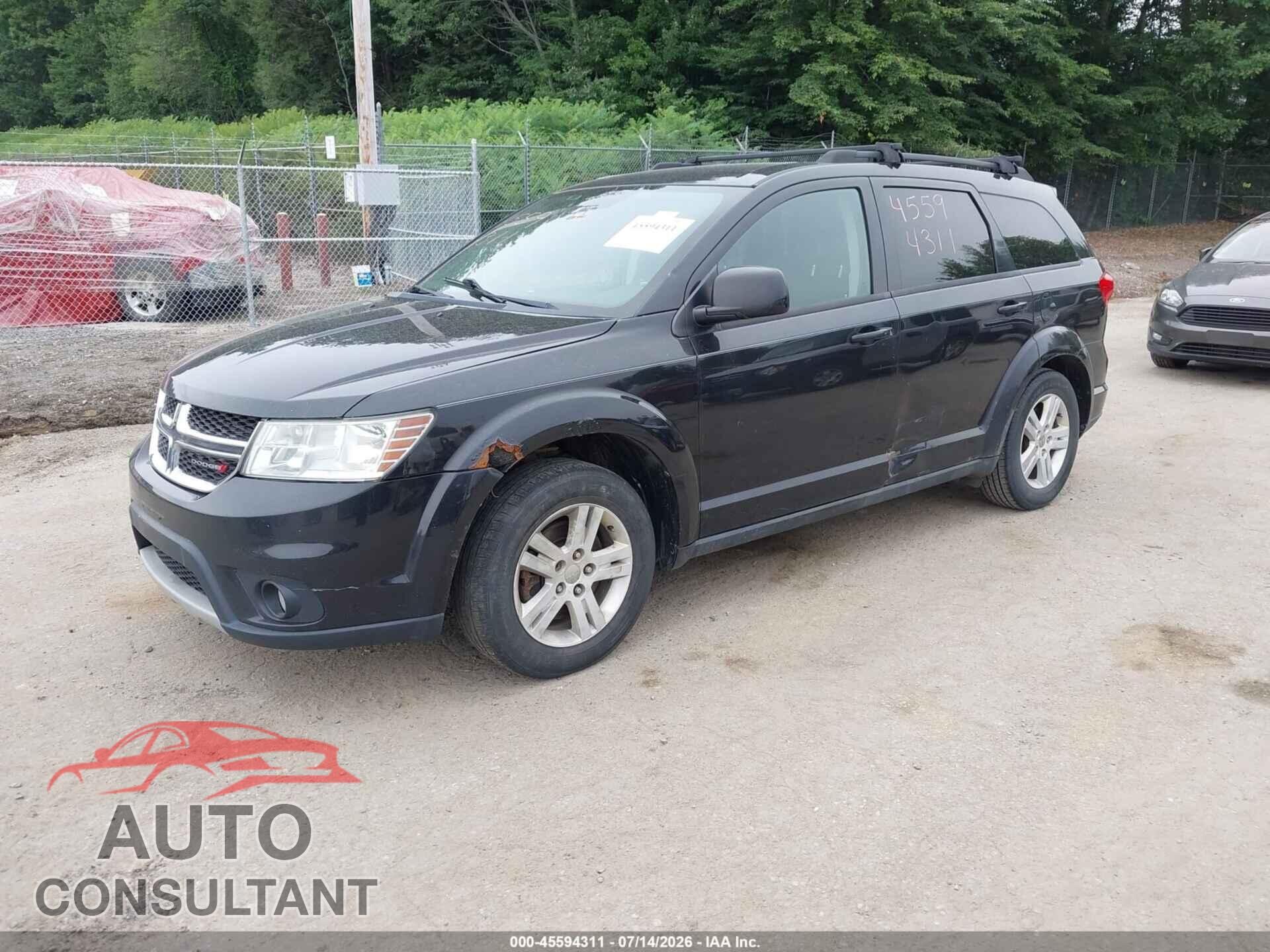 DODGE JOURNEY 2012 - 3C4PDCBB4CT341573