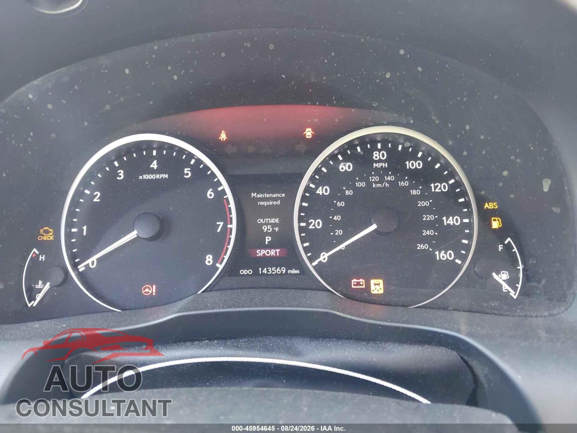 LEXUS ES 350 2014 - JTHBK1GG2E2139987