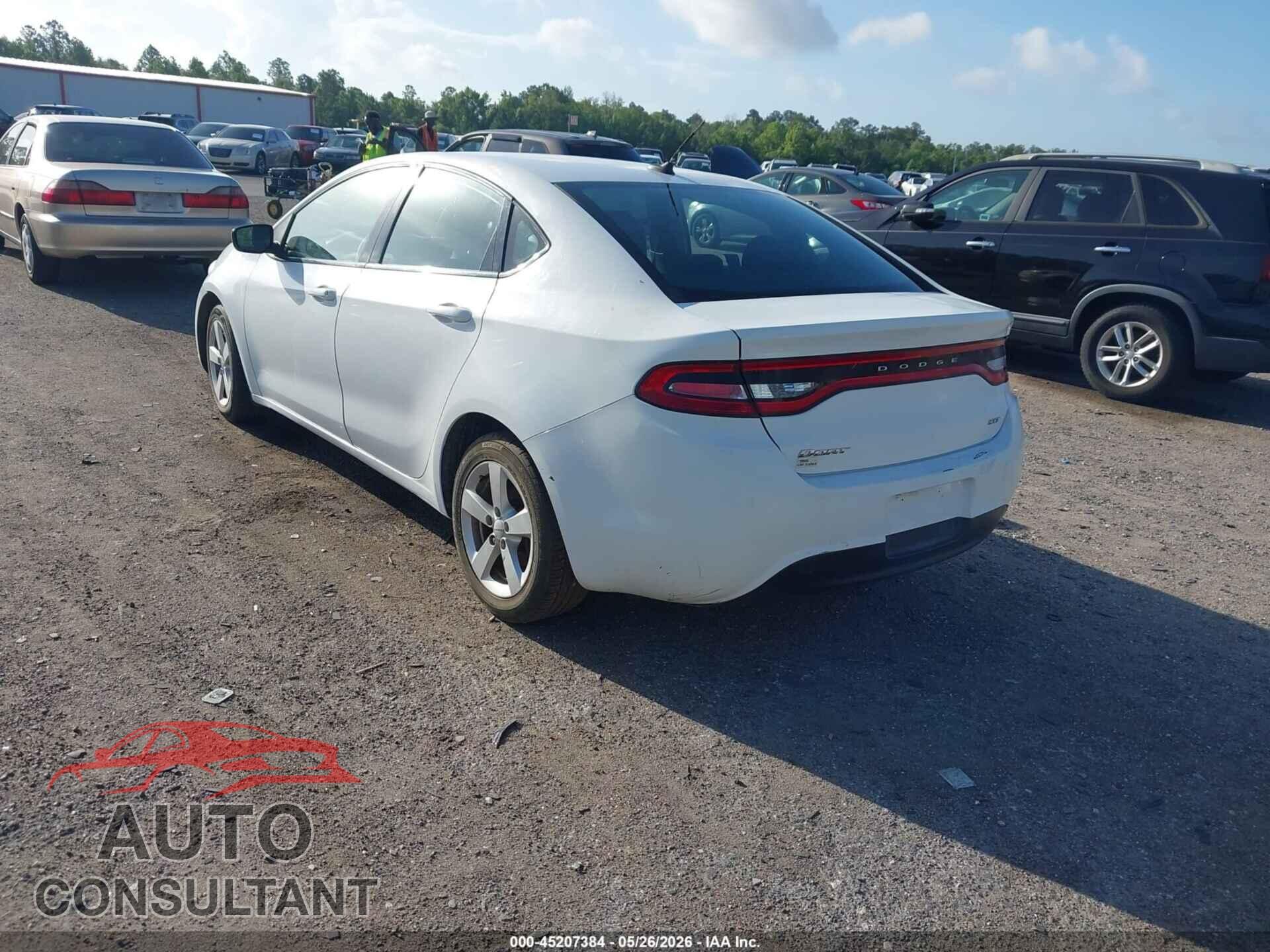 DODGE DART 2015 - 1C3CDFBB7FD140605