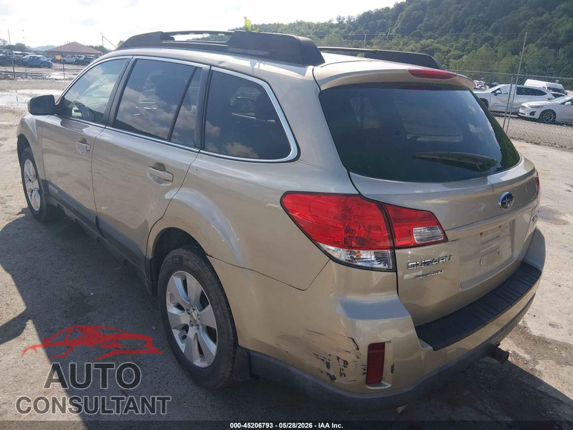 SUBARU OUTBACK 2010 - 4S4BRBKC8A3379181