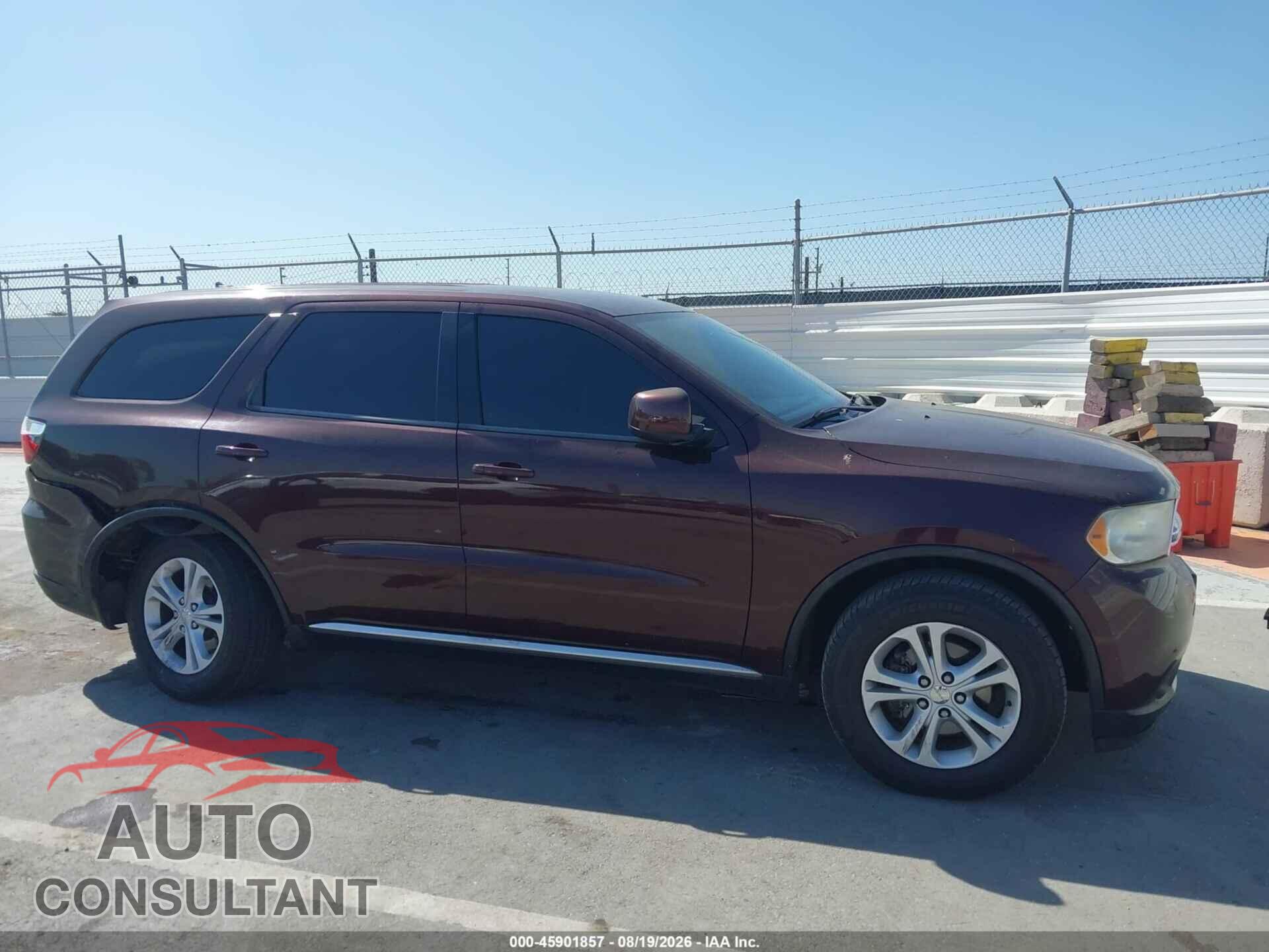 DODGE DURANGO 2012 - 1C4RDHAG5CC321847