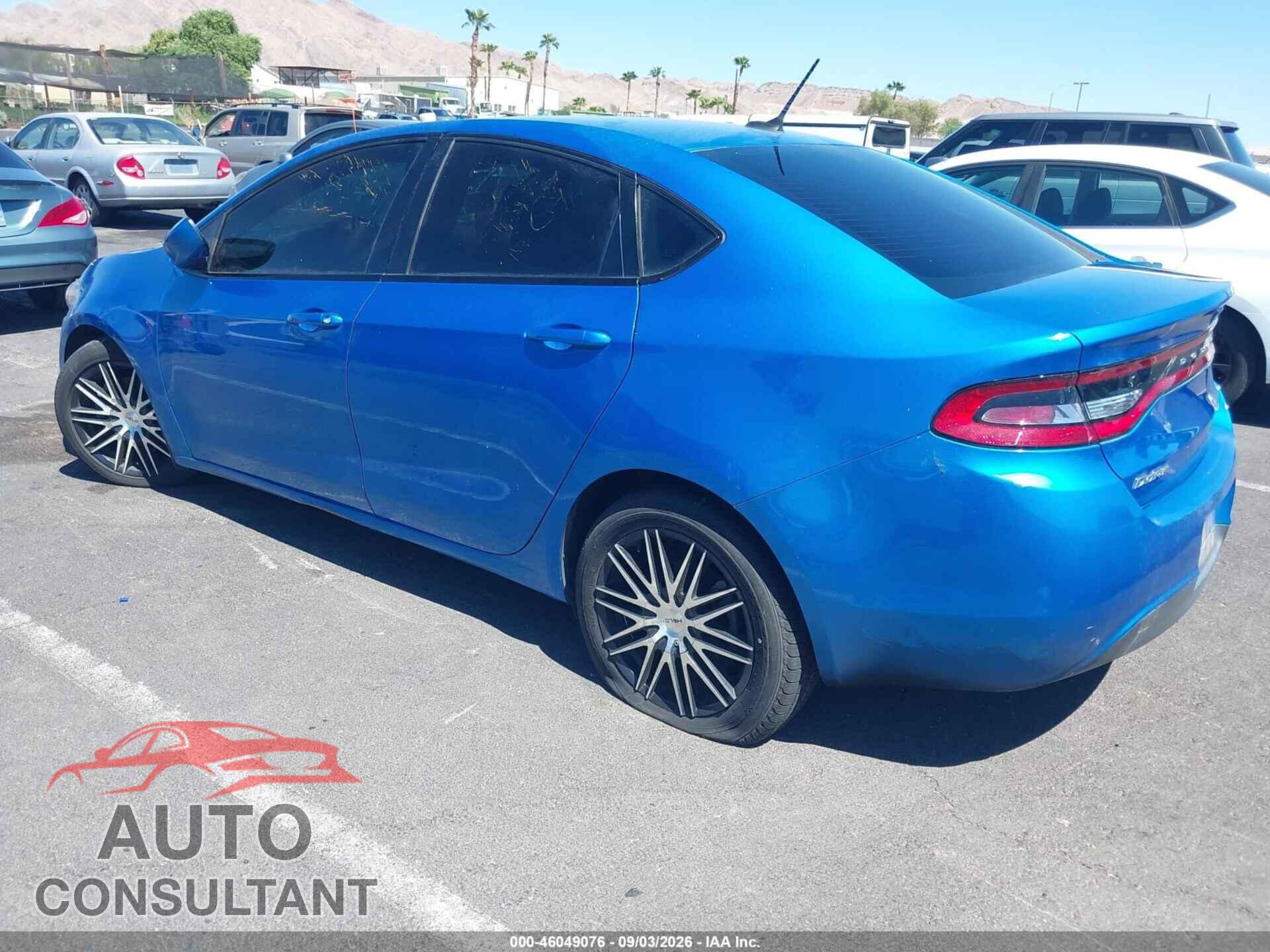 DODGE DART 2015 - 1C3CDFBB3FD277105