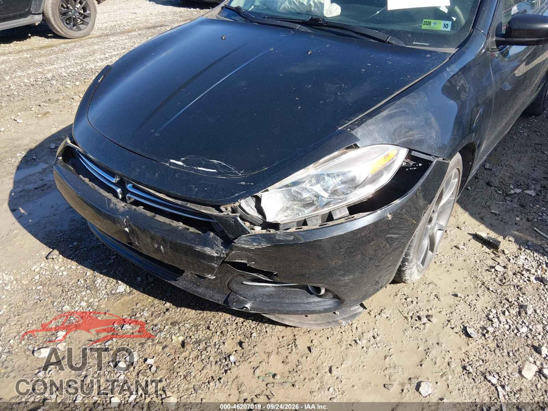 DODGE DART 2013 - 1C3CDFBA9DD295337