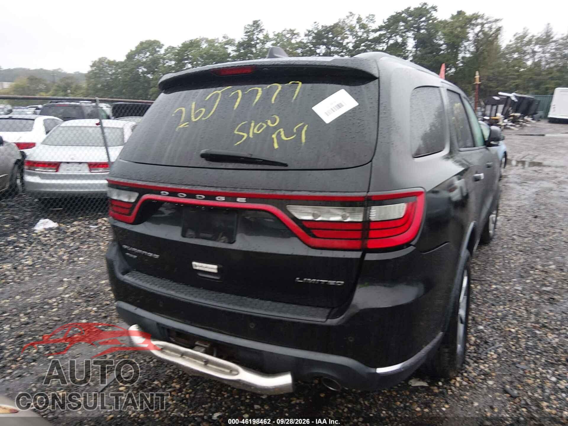 DODGE DURANGO 2015 - 1C4RDJDG3FC741436