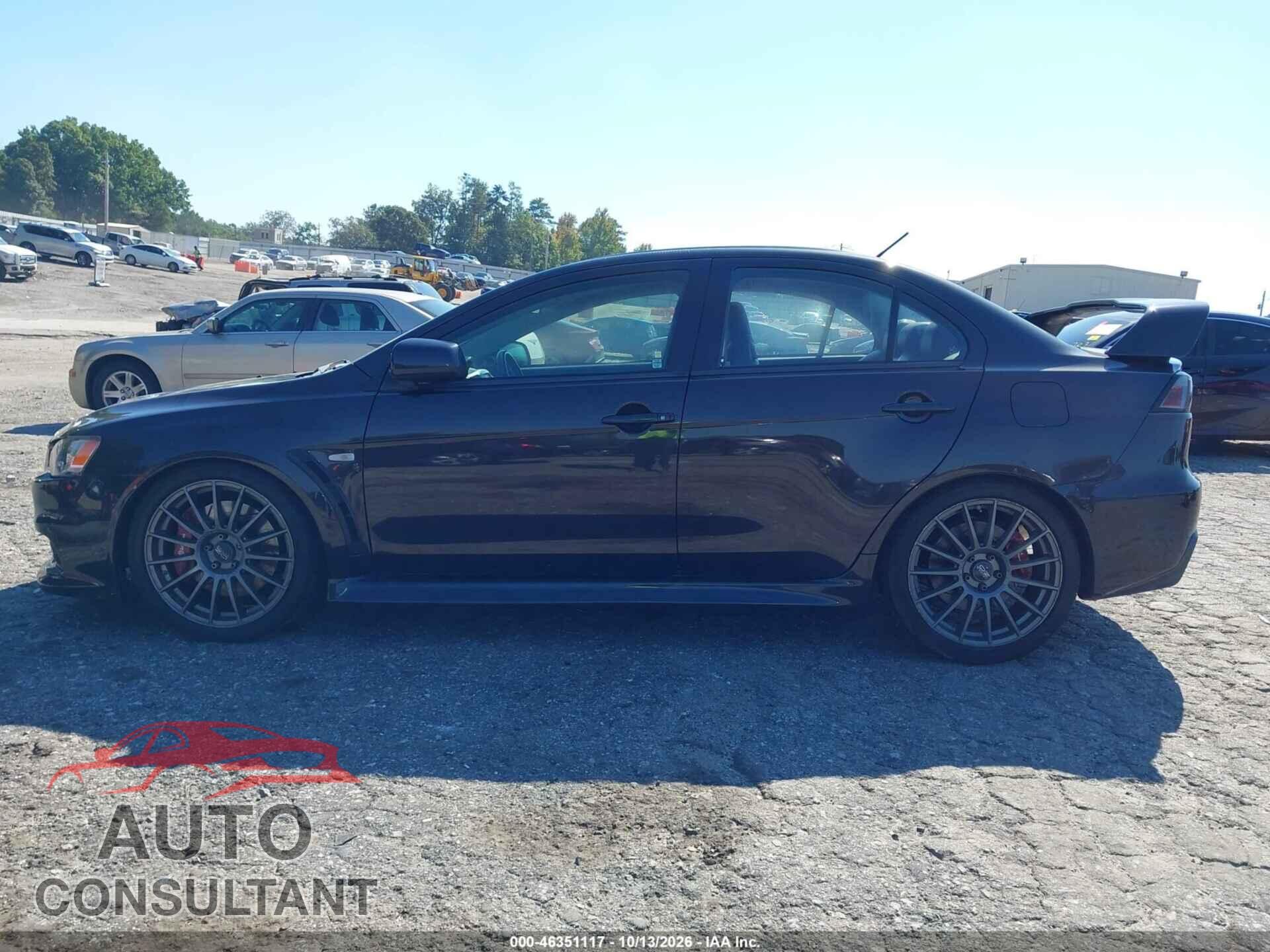 MITSUBISHI LANCER EVOLUTION 2011 - JA32W8FV8BU038451