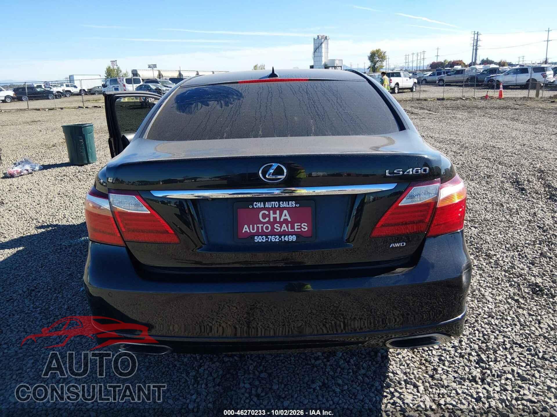 LEXUS LS 460 2012 - JTHCL1EF6C5014708