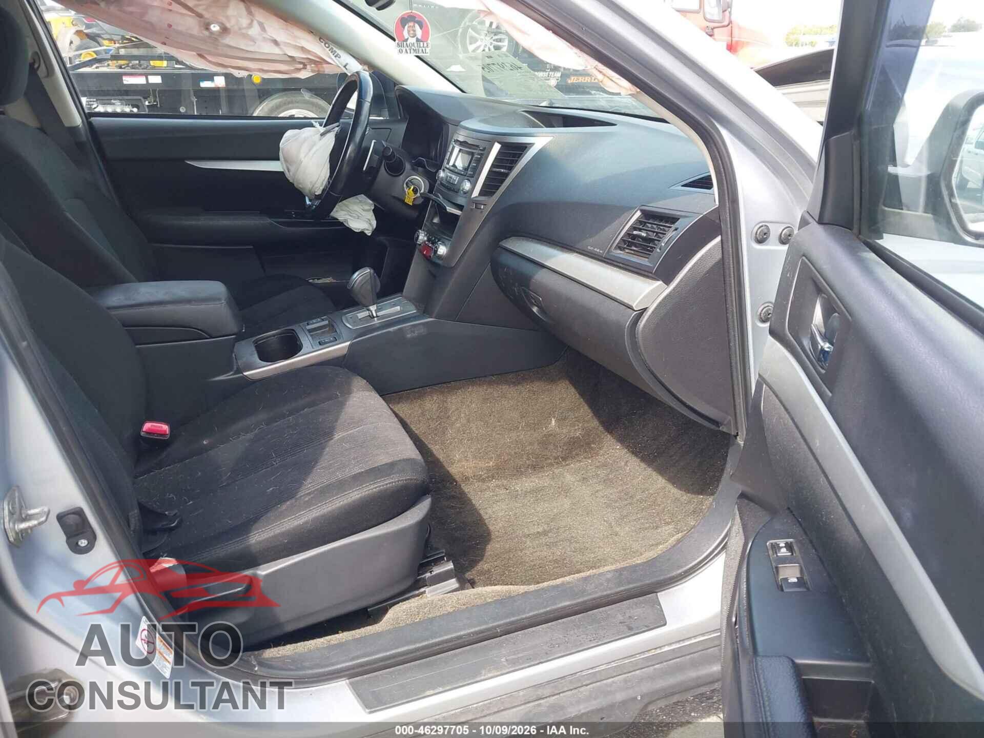 SUBARU OUTBACK 2013 - 4S4BRBCC0D3256316