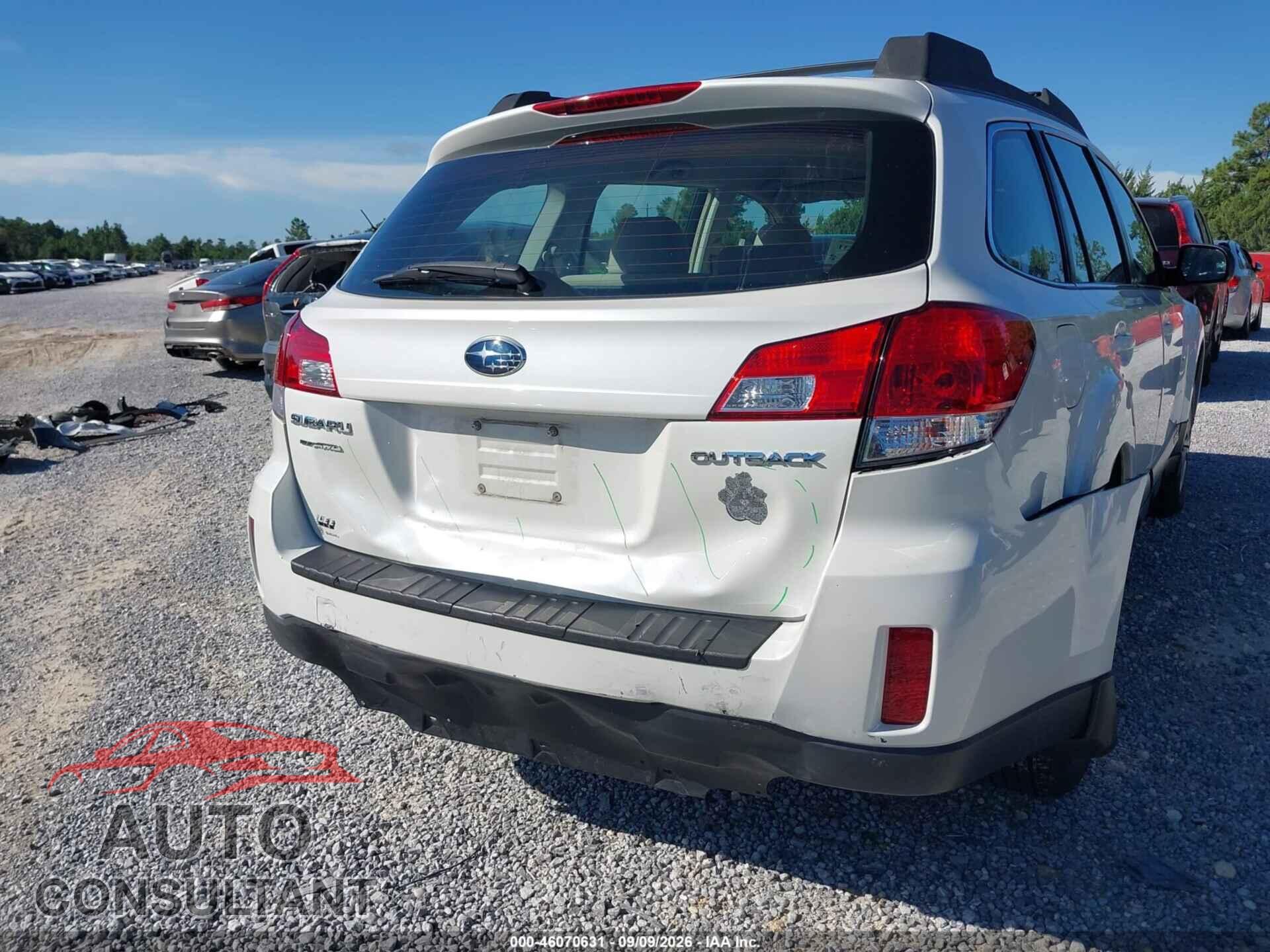 SUBARU OUTBACK 2013 - 4S4BRCAC9D3308227