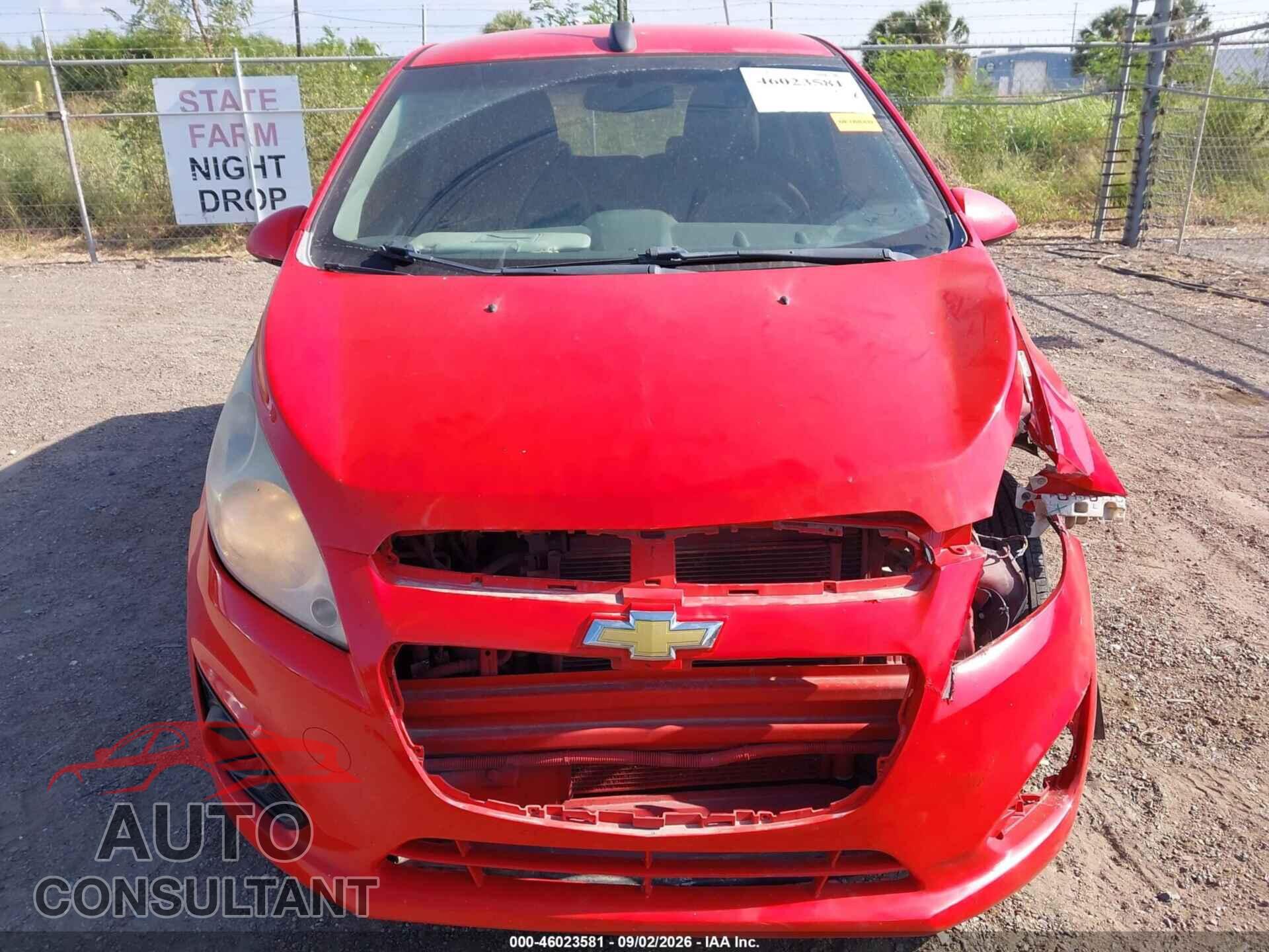 CHEVROLET SPARK 2015 - KL8CD6S97FC738720